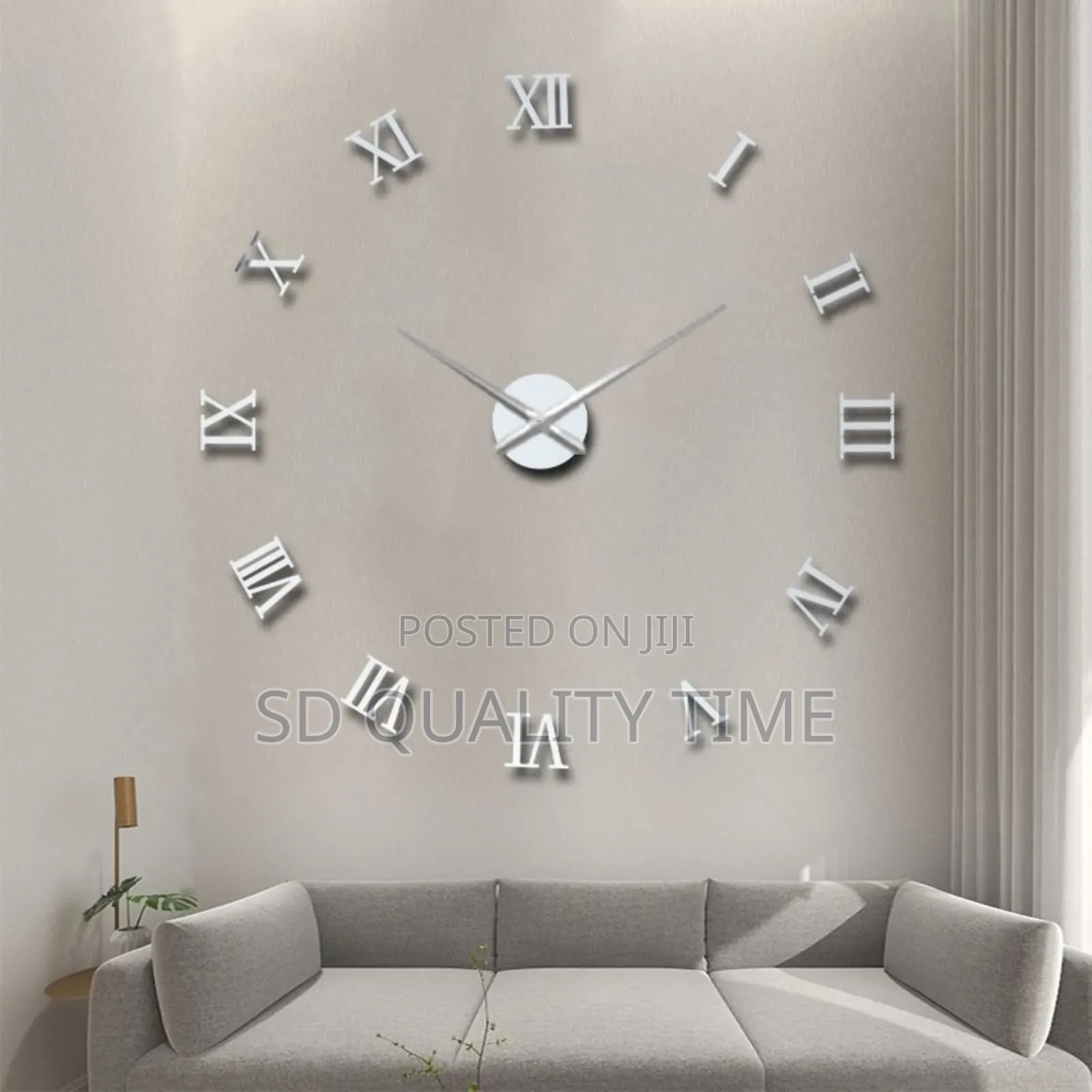 DIY 3D Wall Clock (Big Size)