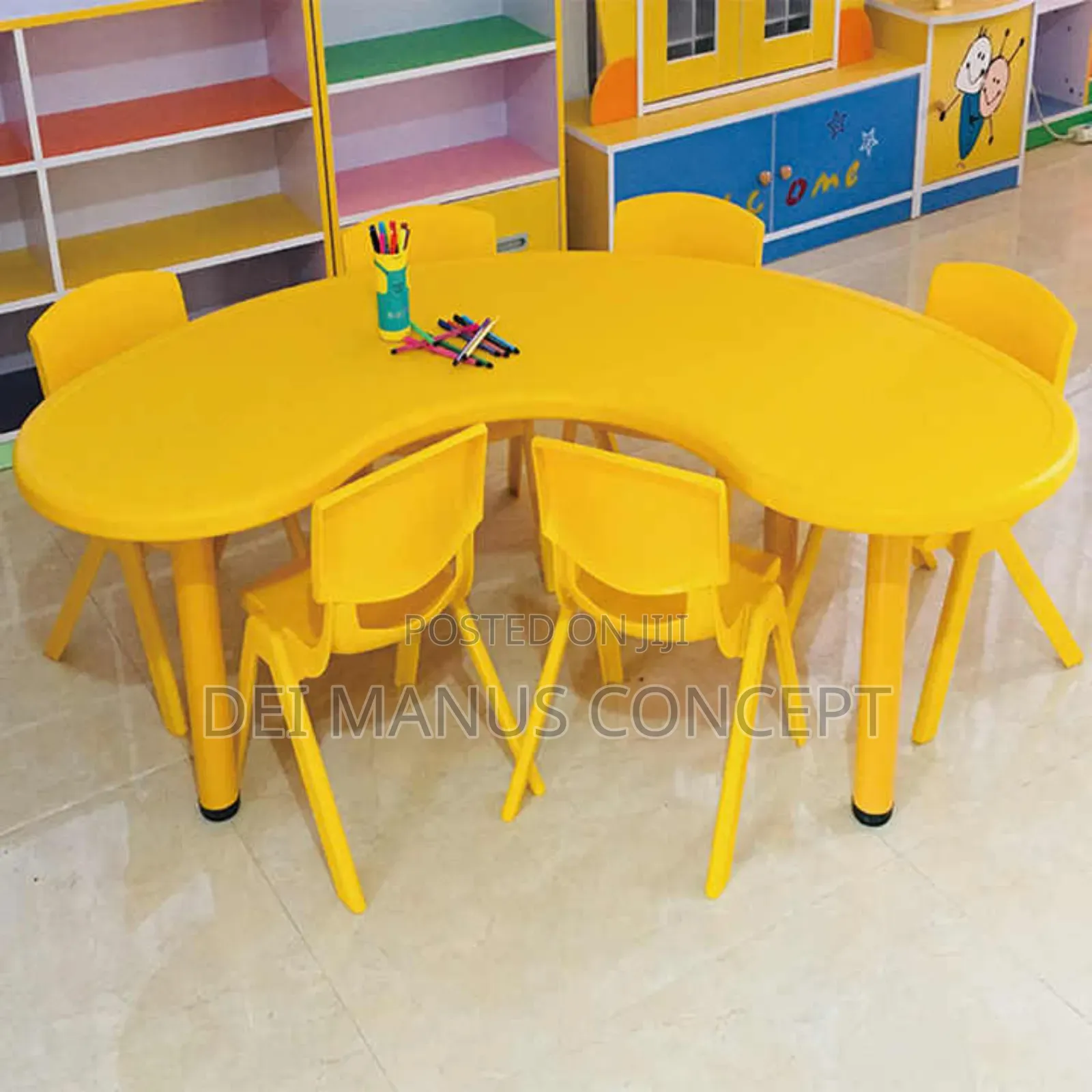 Plastic Chair and Table for Home School or Parties