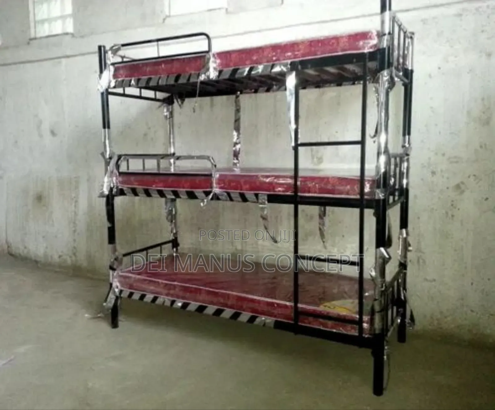 Single Mild Steel 3 Step Metal Bunk Bed