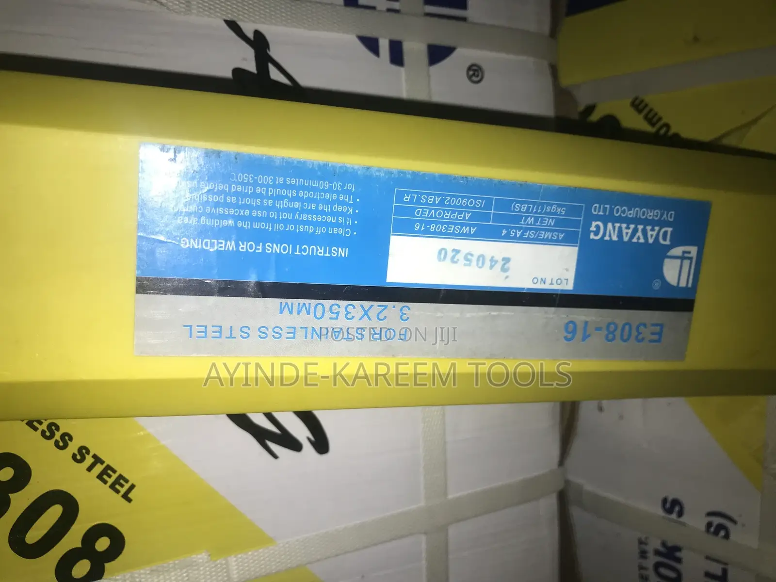 Stainless Welding Electrode(KST308)(3.2x350mm)