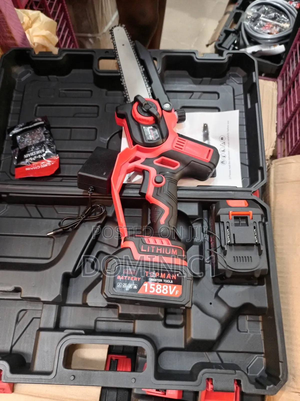 Topman 8 Inches Cordless Chainsaw