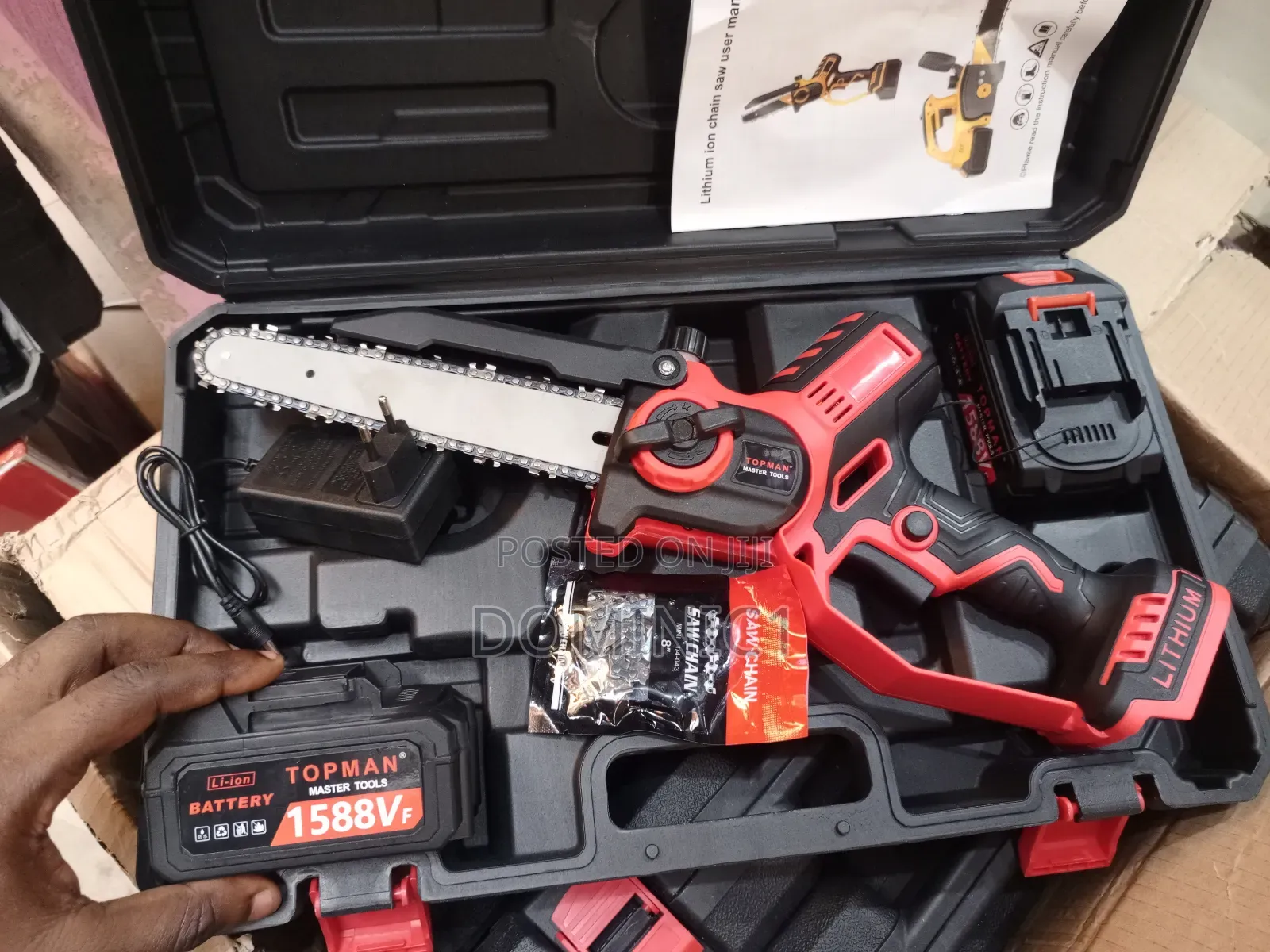 Topman 8 Inches Cordless Chainsaw