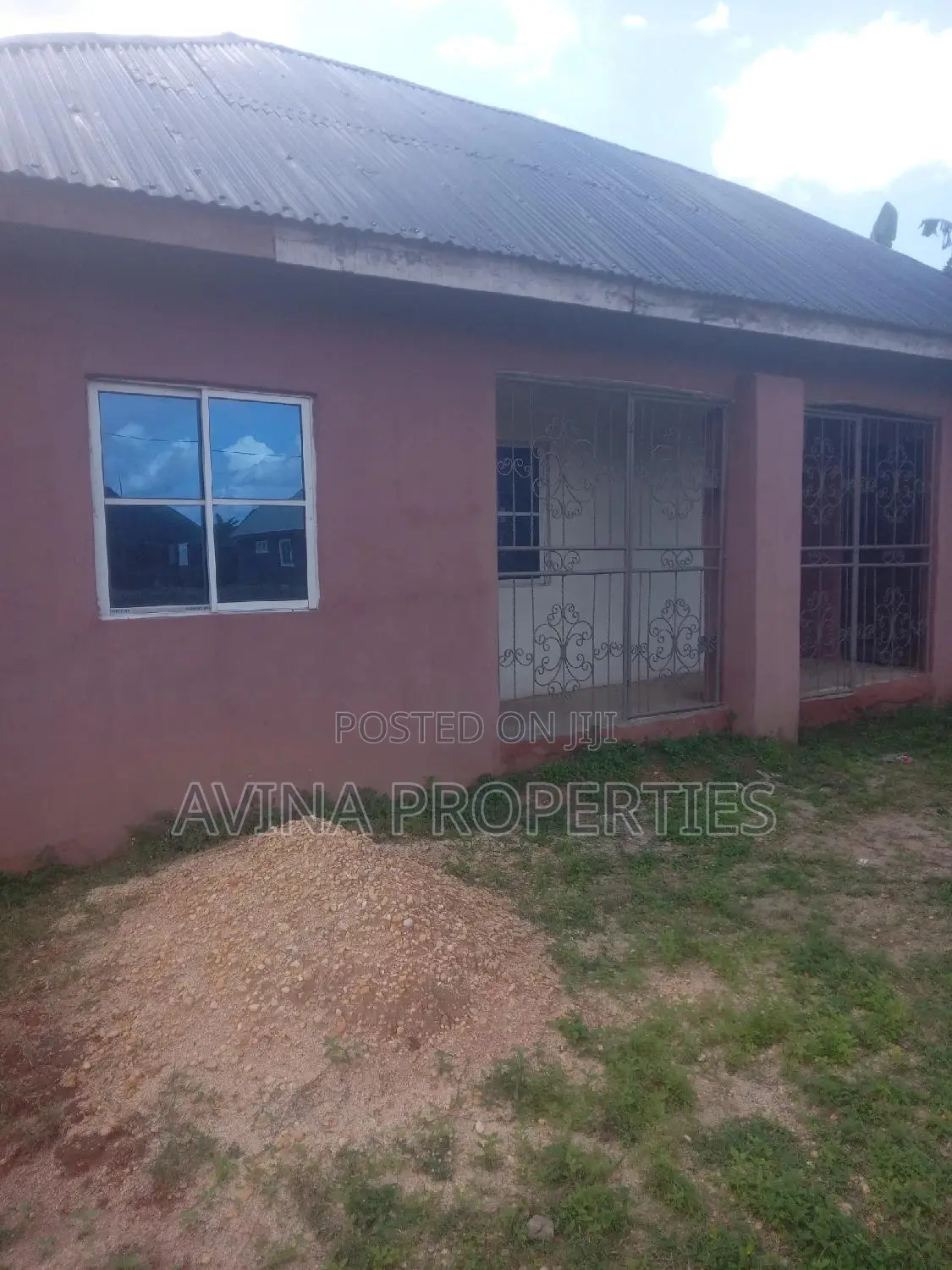 One Bedroom Bungalow on a Plot of Land Already Fence