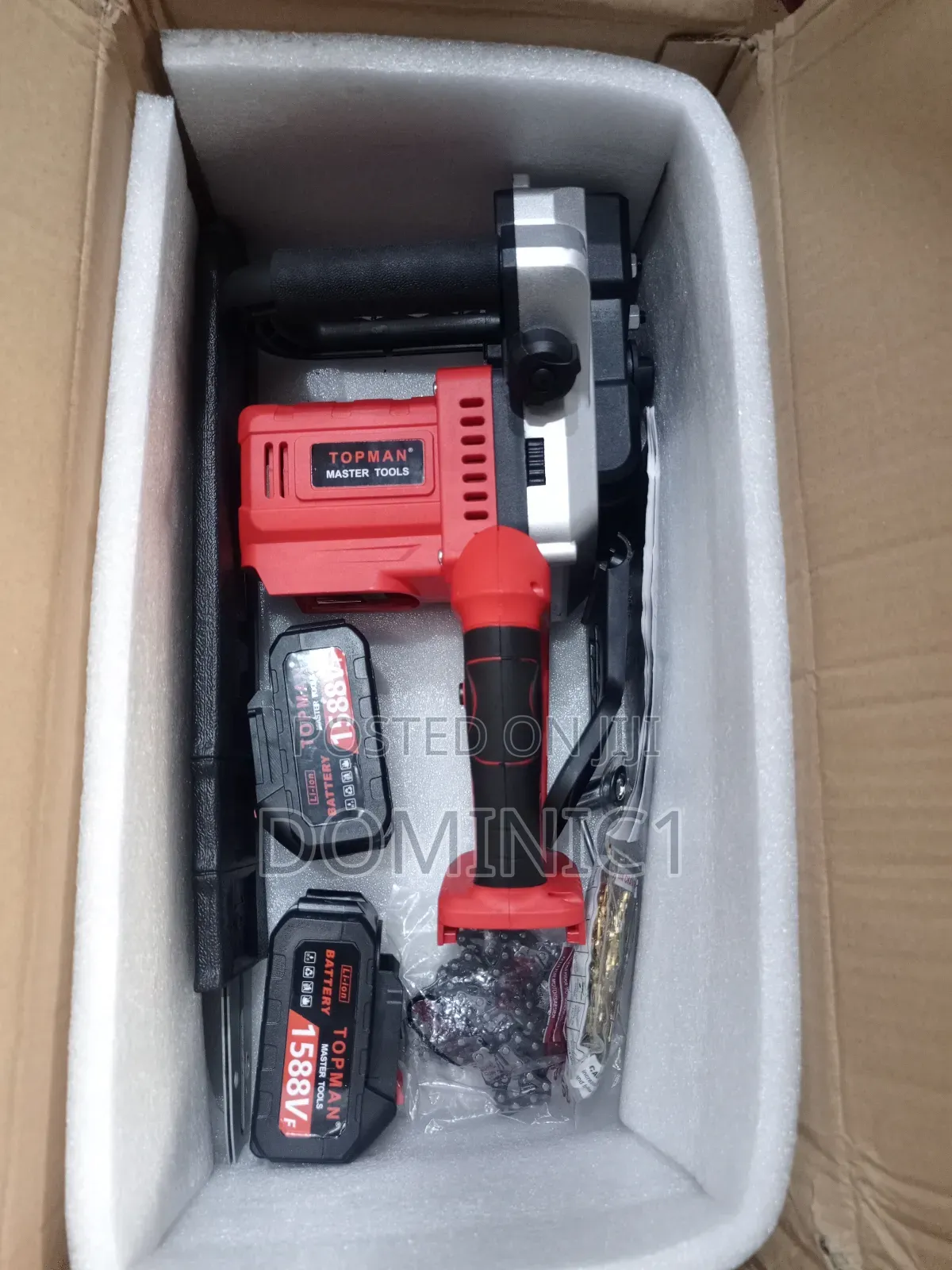 16 Inch Cordless Chainsaw Topman With Extra Chain Original