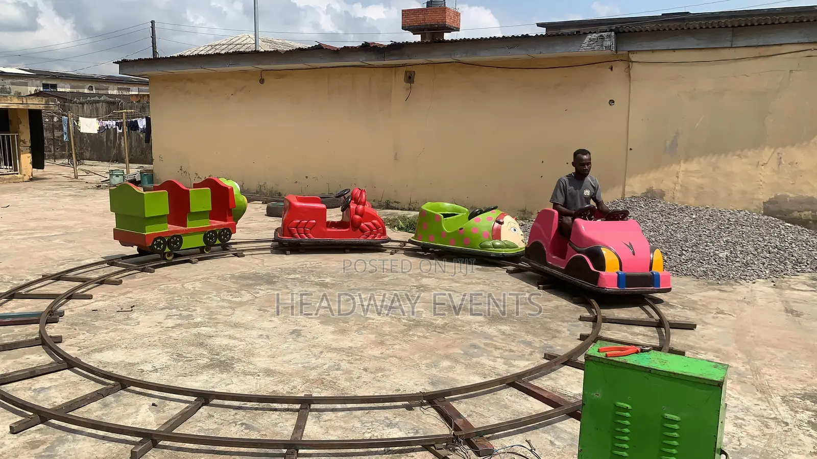 Stationary Train Ride Available for Rent at Headway Events