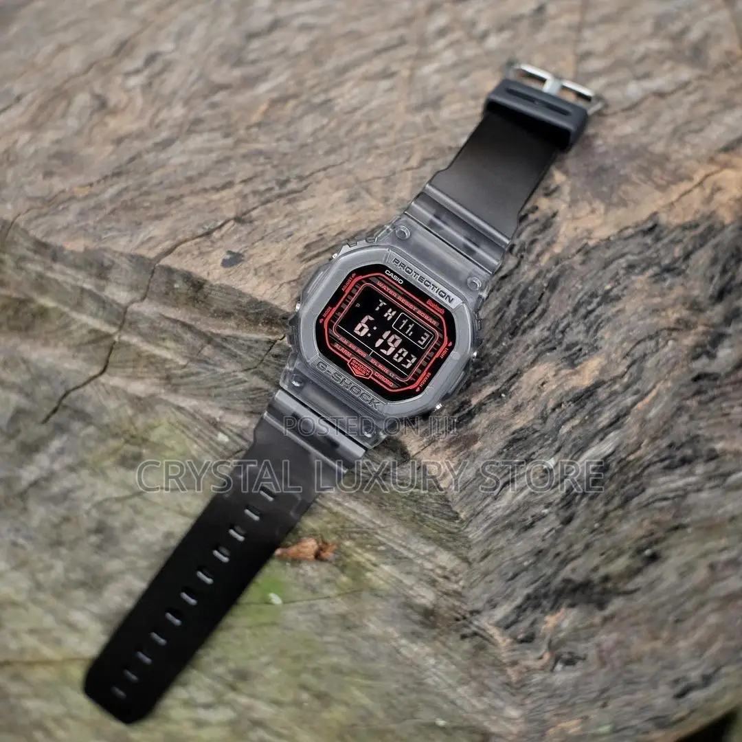 G-Shock Casio Quality Luxury Men Rubber Strap Wristwatch