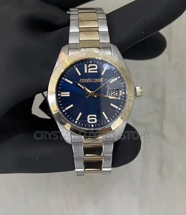 Roberto Cavalli Quality Luxury Men Chain Wristwatch