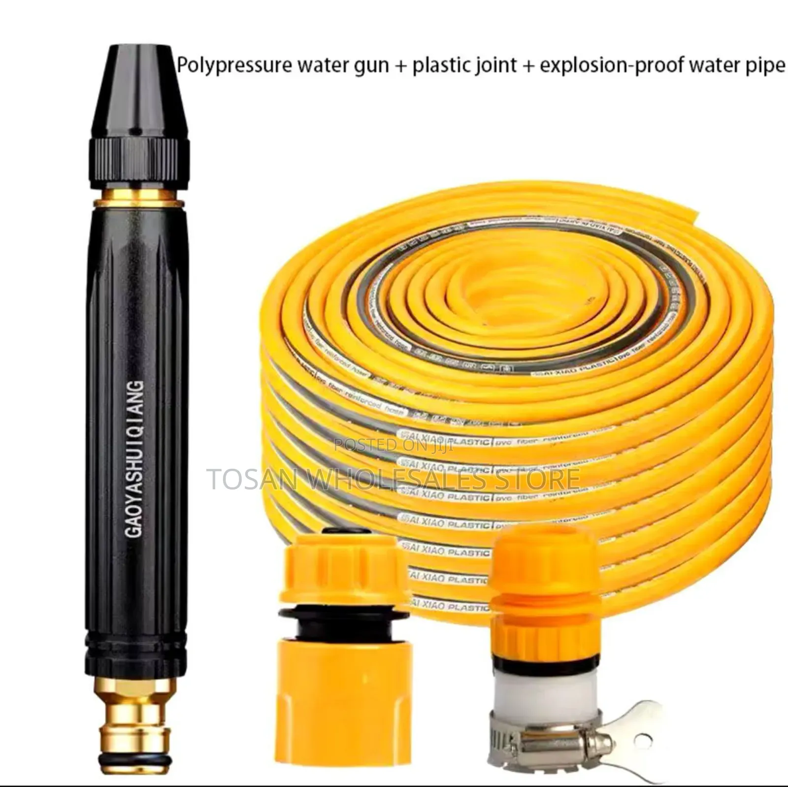 High Pressure Water Spray Gun With Hose