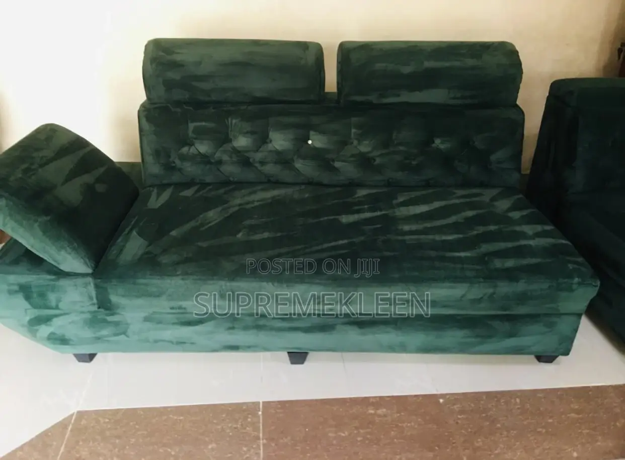 Sofa Couch Before/After Cleaning Service Upholstery