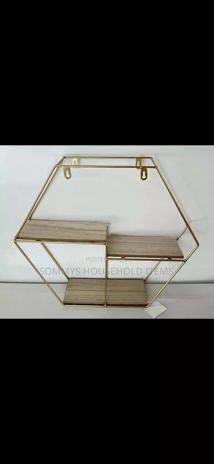 Hexagon Floating Shelf