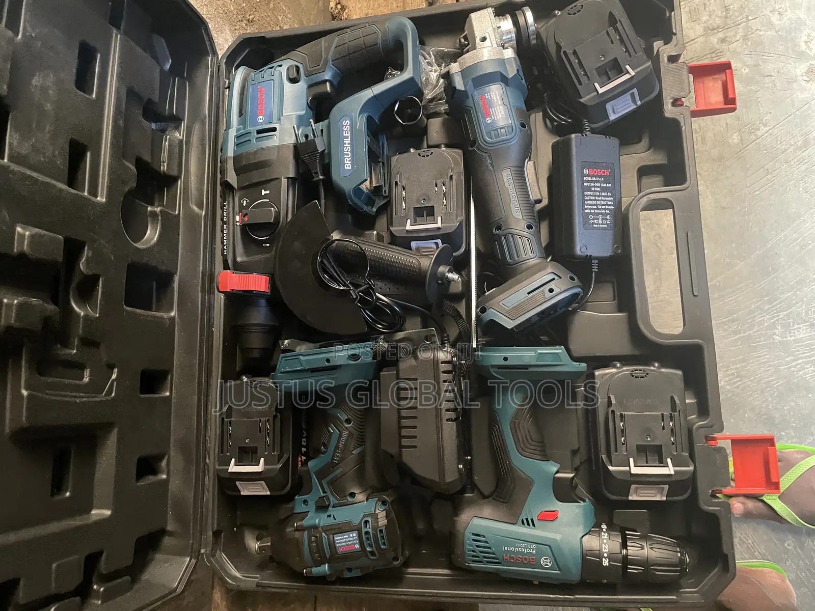 Original Bosch Cordless, Impact, Wrench and Grinder Kits