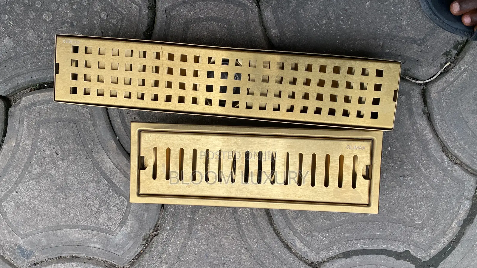 Gold Bathroom Floor Drain