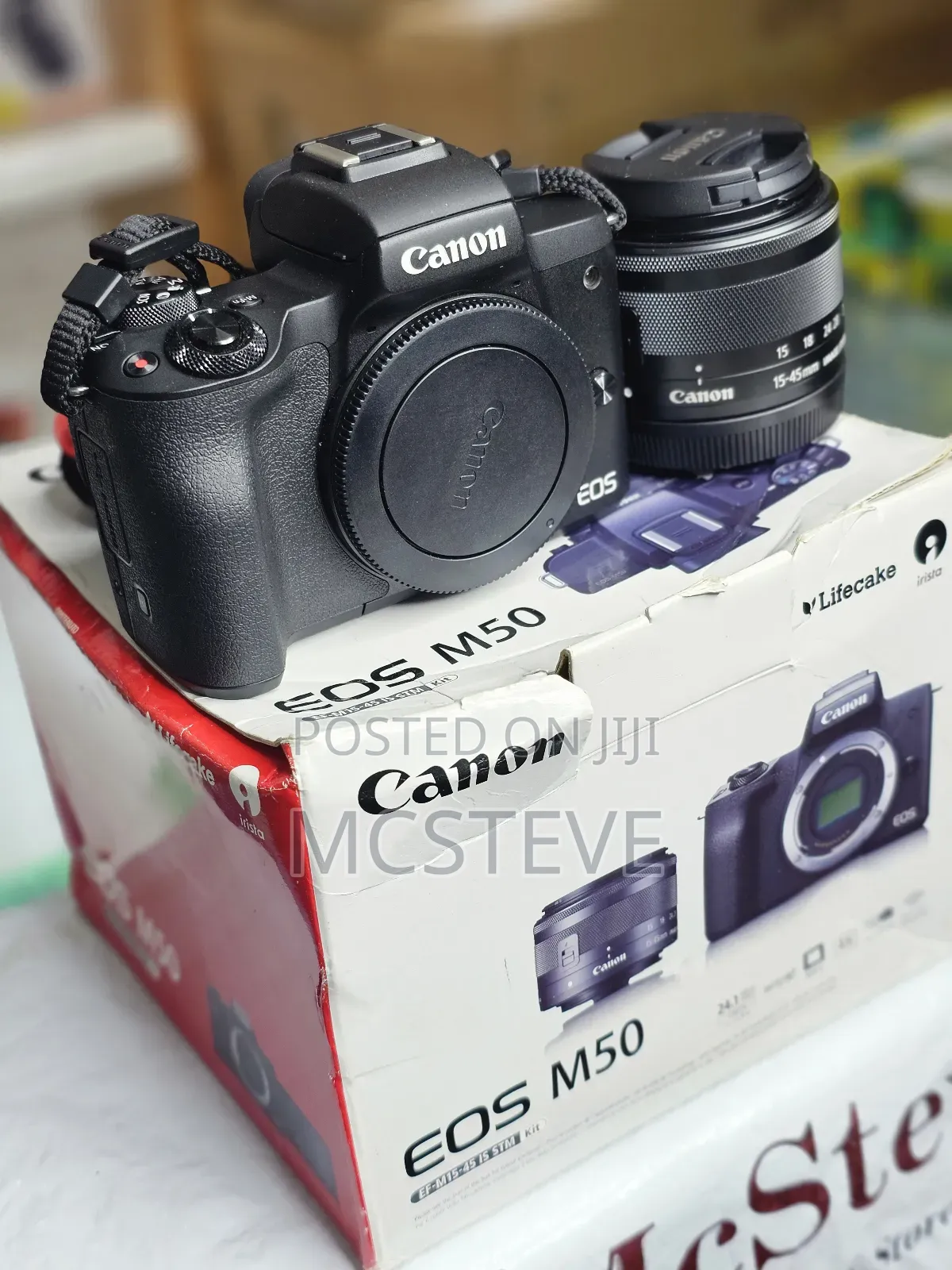 Canon EOS M50 Camera Brand New Open Box