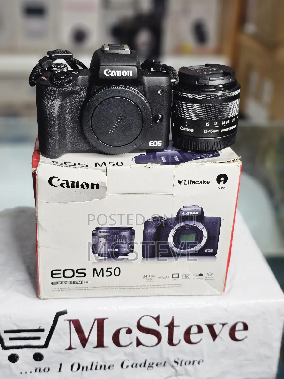 Canon EOS M50 Camera Brand New Open Box