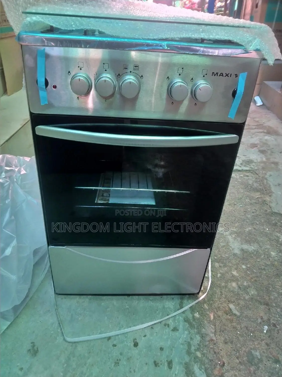 Maxi Inbuilt Standing Gas Cooker 50x50cm Gas Cooker 100% C