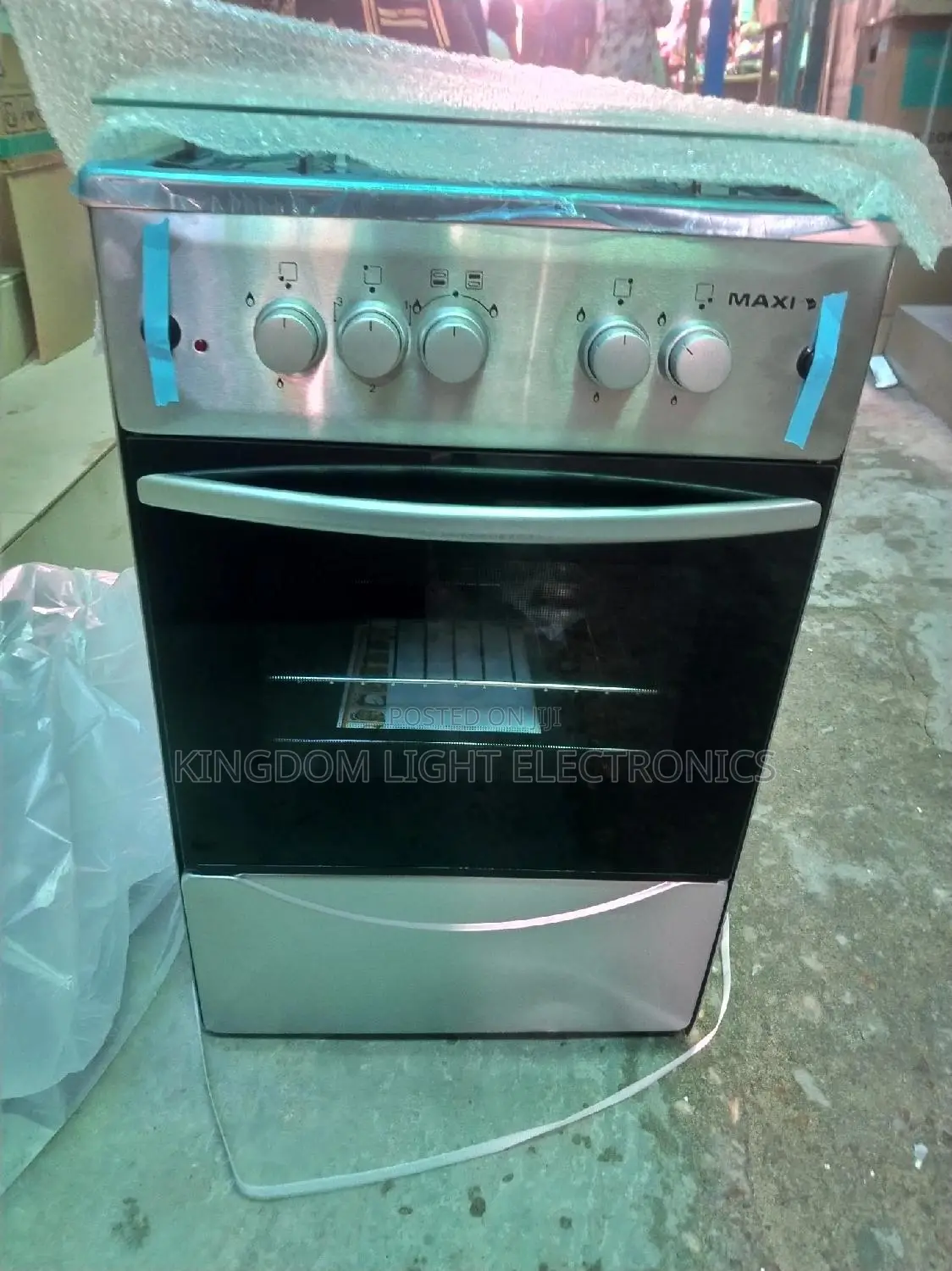 Maxi Inbuilt Standing Gas Cooker 50x50cm Gas Cooker 100% C