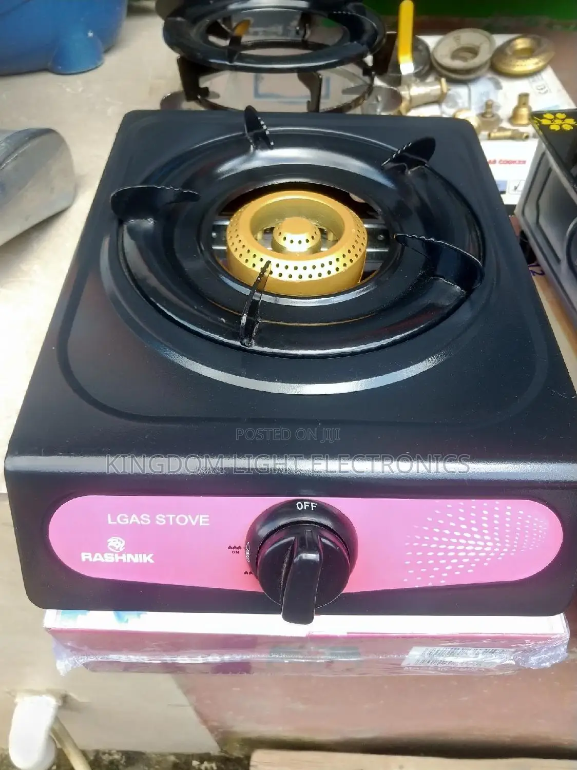 Rashnik 1 Burner Table Gas Stove Cooker 100% Copper