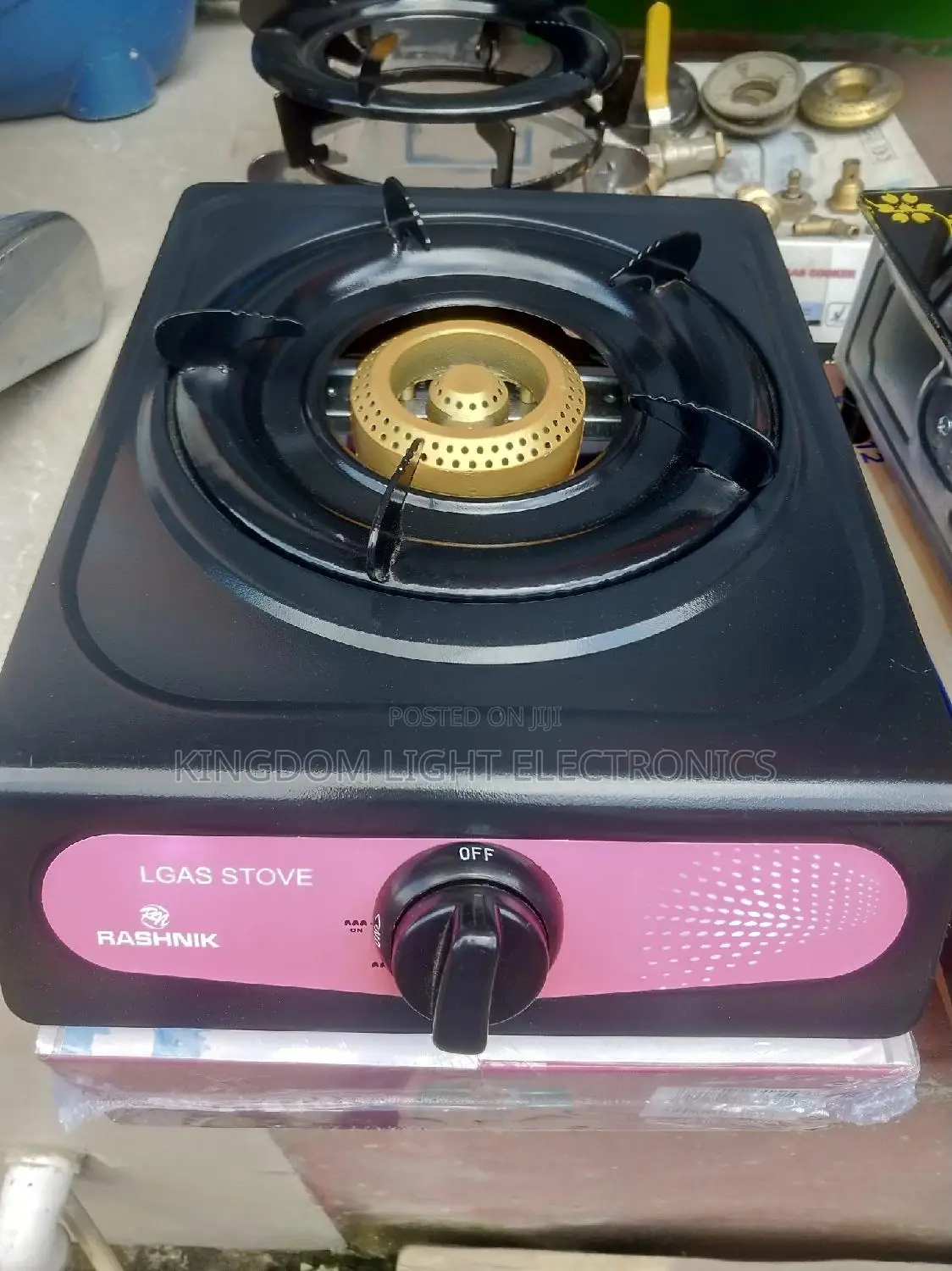 Rashnik 1 Burner Table Gas Stove Cooker 100% Copper