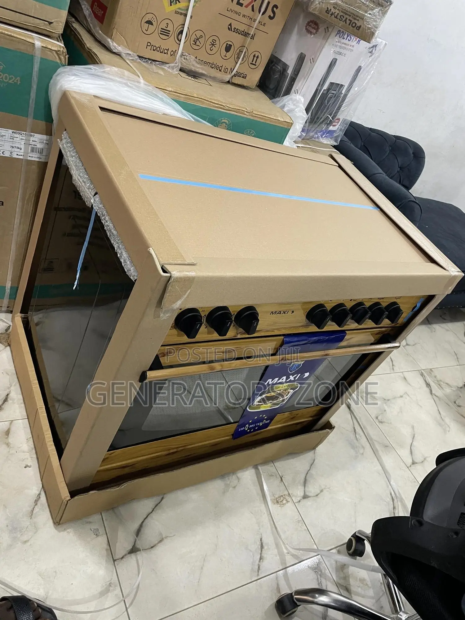 Eco-Friendly Finishes Maxi 60*90 {4+2} Burner Gas Cooker Woo