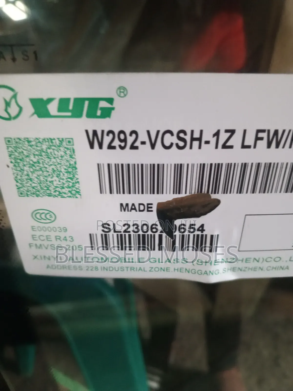 Mercedes Benz Gle 43 W292 Front Windshield (Windscreen)