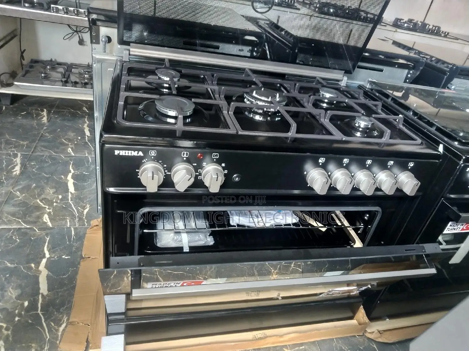 Phima Inbuilt 5 Burners Standing Gas Cooker 60x90cm 100% Cop