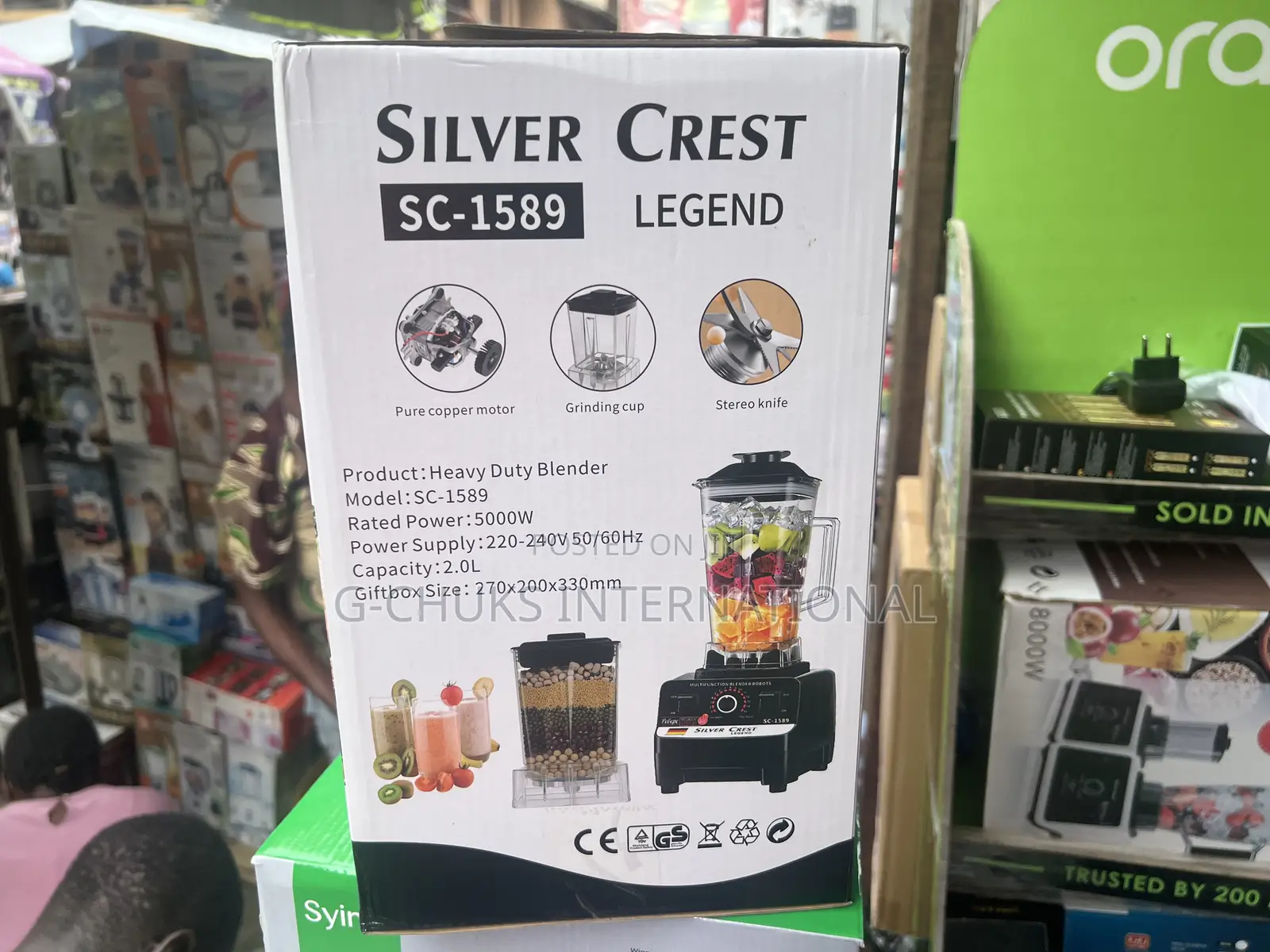 Silver Crest Original Legend 5000watts Blender 2 Cups