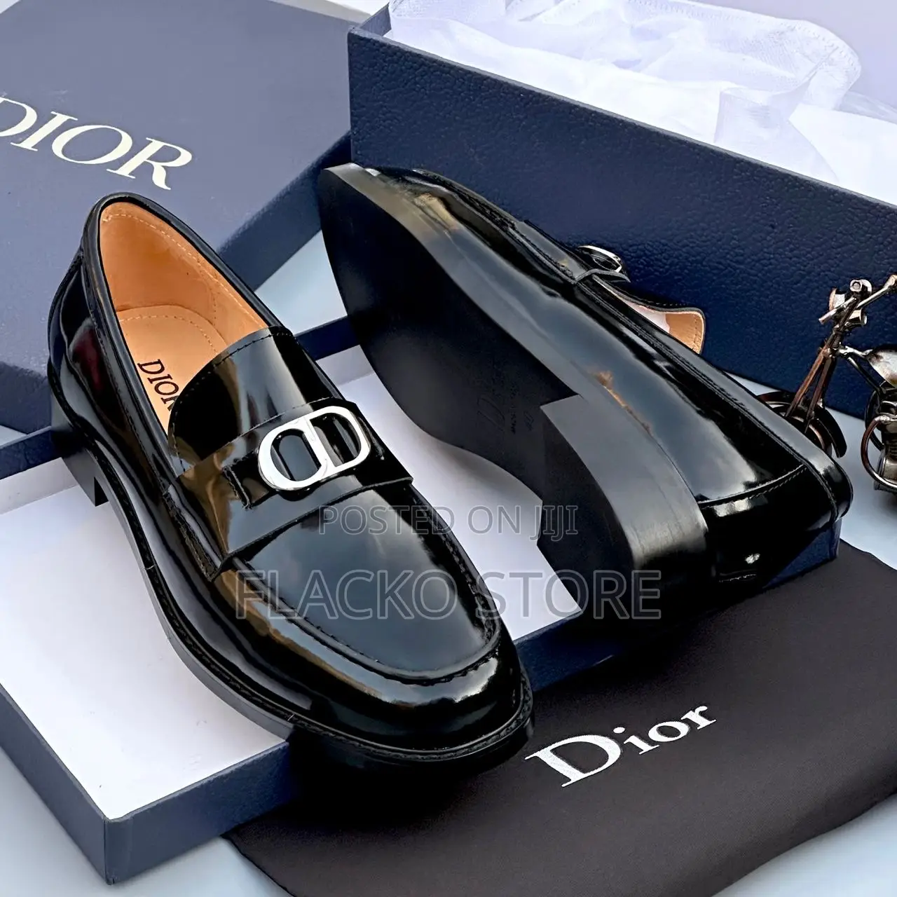 Original Christain Dior Patent Leather Shoes