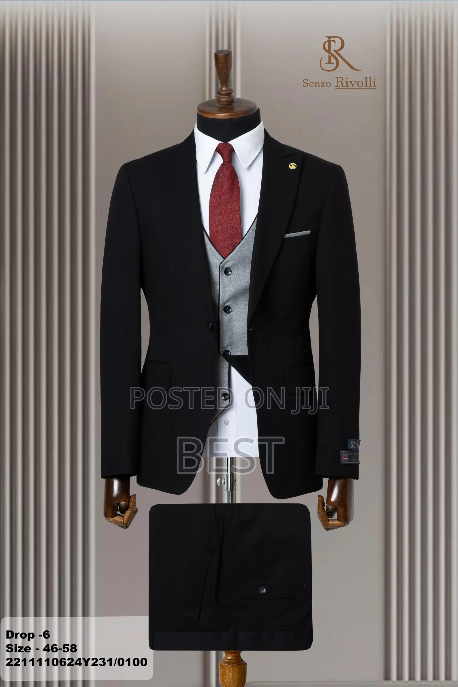Luxurious Turkish Double Color 3pis Quality Suit for Men