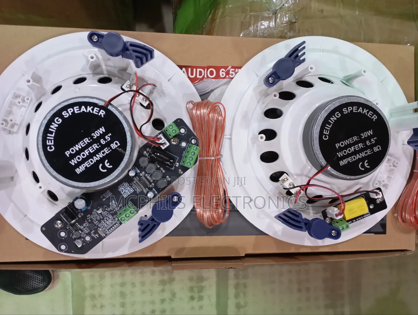 Dart Bluetooth Amplified Ceiling Speakers.