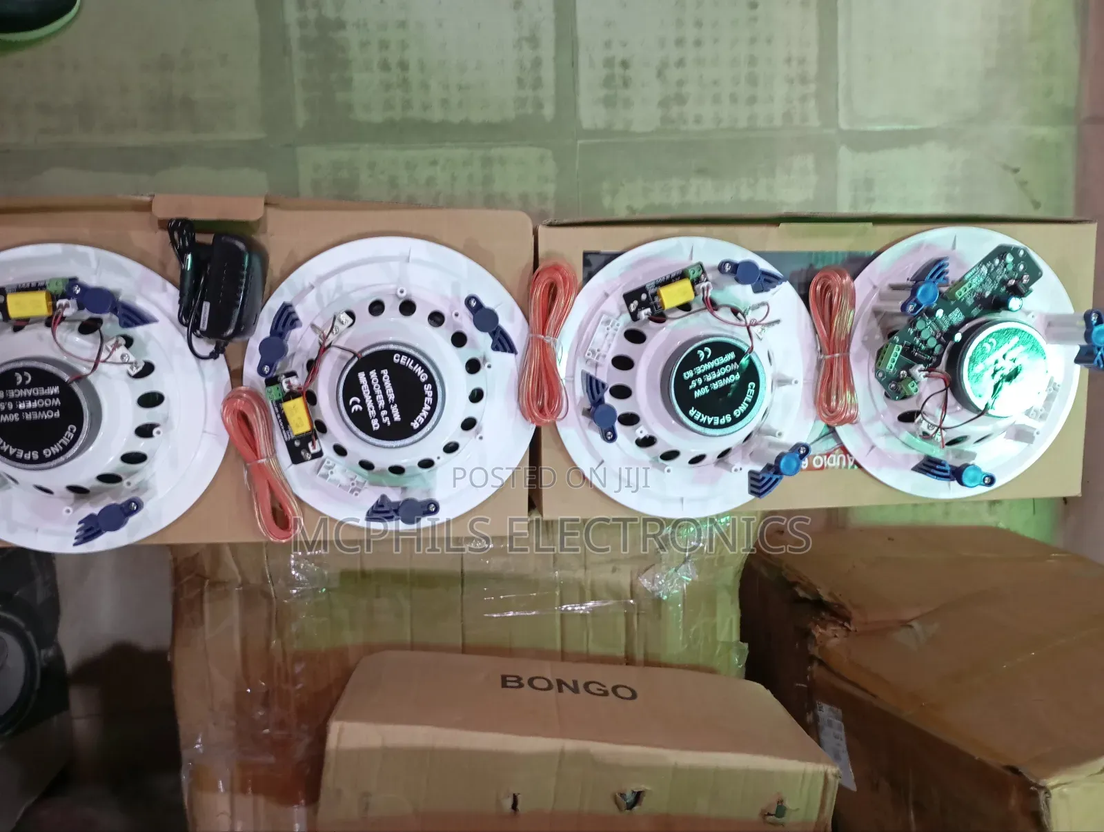 Dart Bluetooth Amplified Ceiling Speakers.
