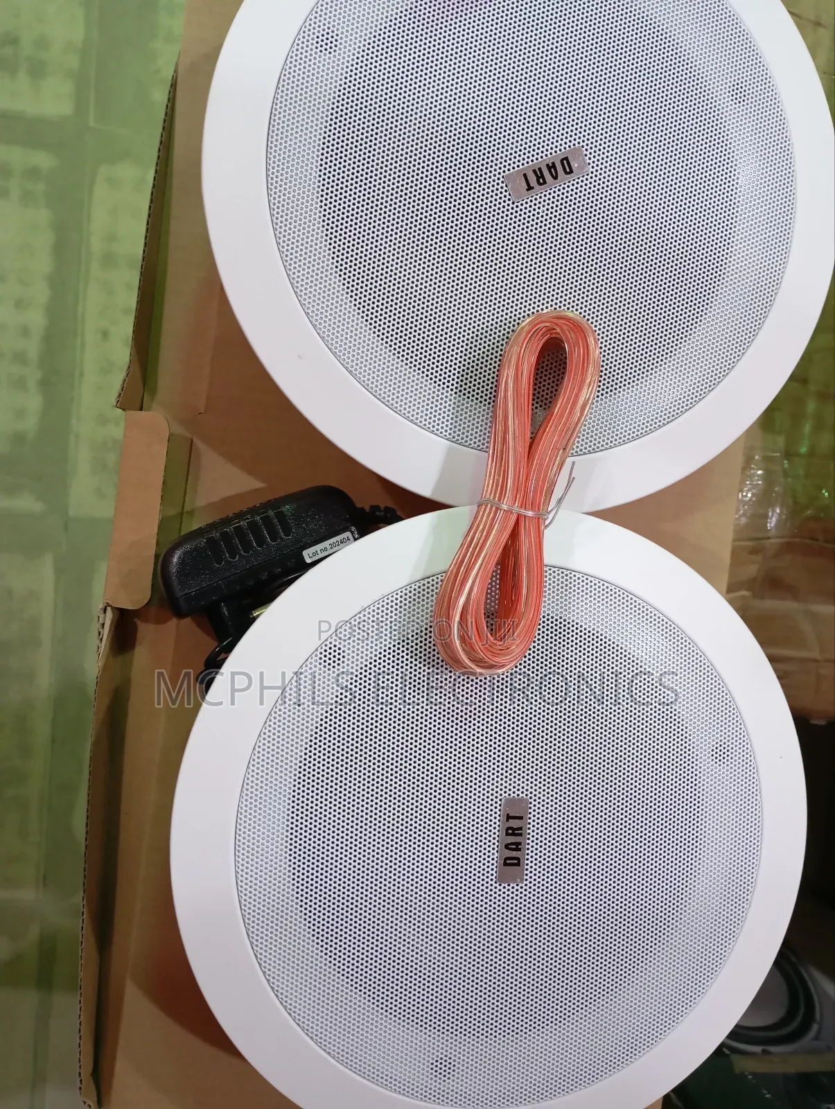 Dart Bluetooth Amplified Ceiling Speakers.