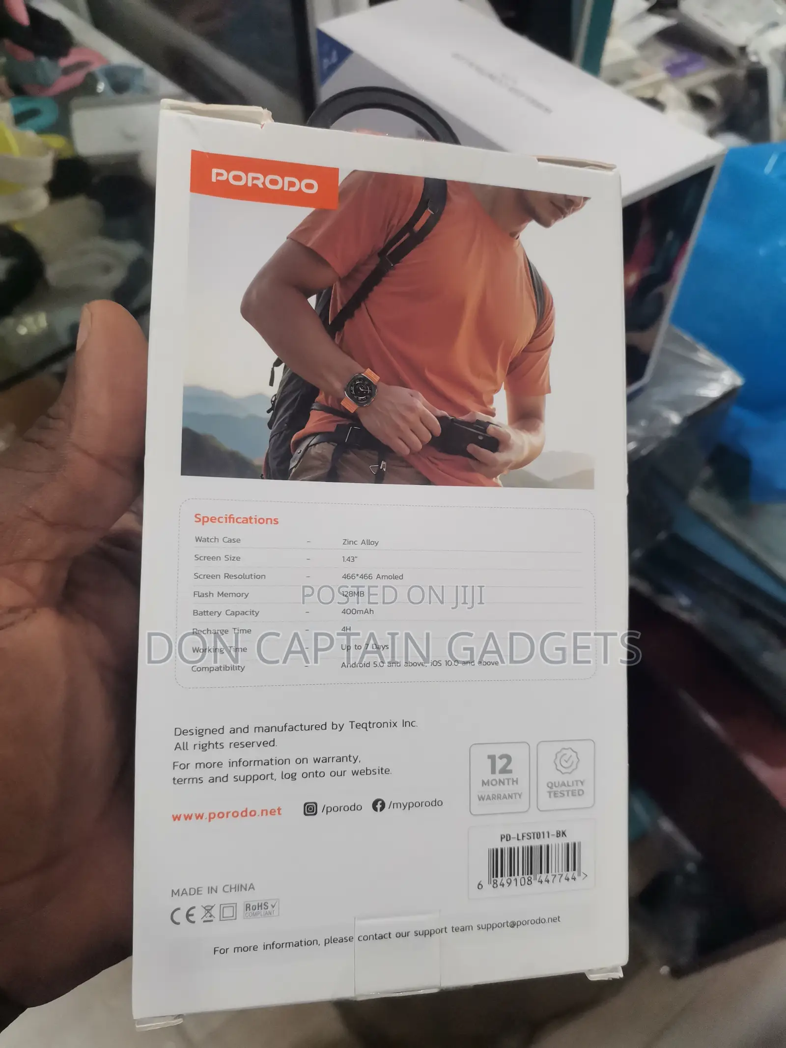 Porodo Voyager Smart Watch