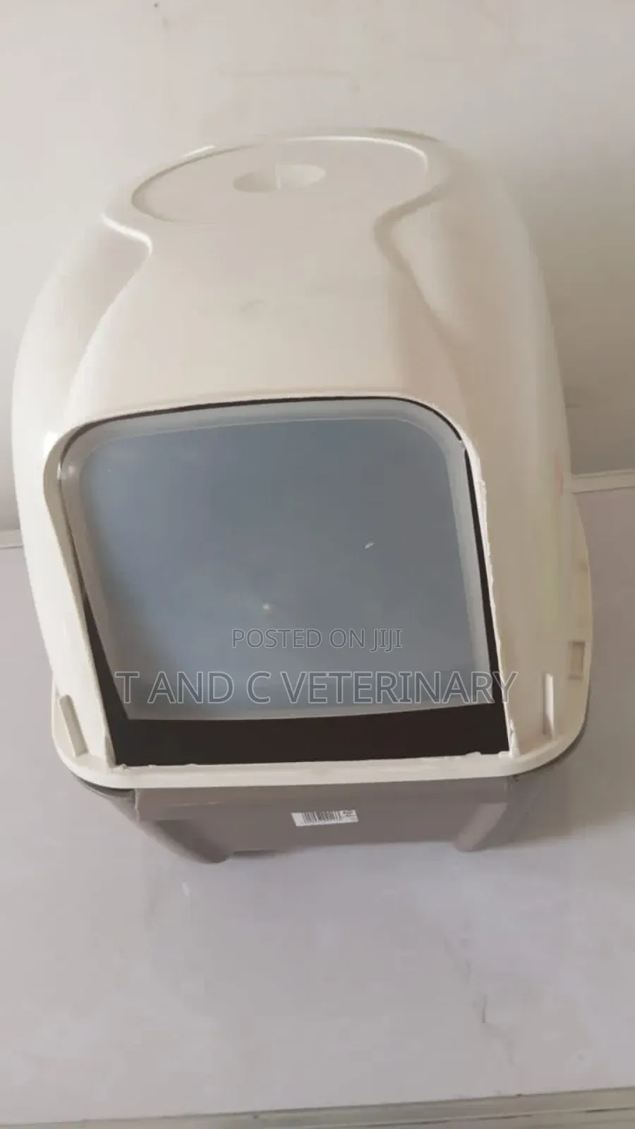 Enclosed Hooded Cat Litter Box Tray With Scoop