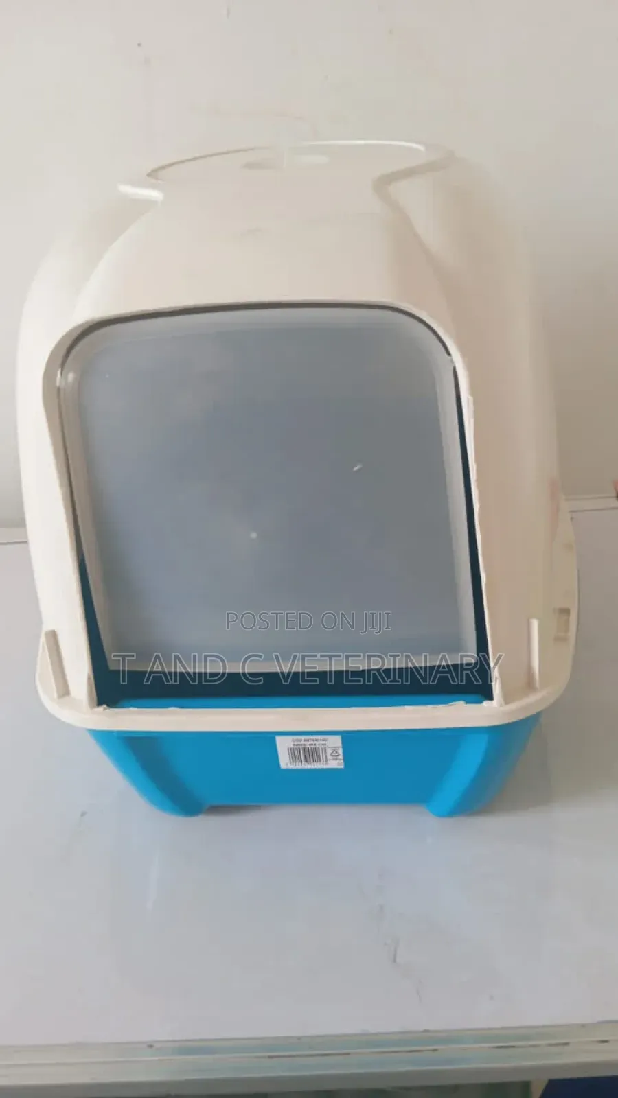 Enclosed Hooded Cat Litter Box Tray With Scoop