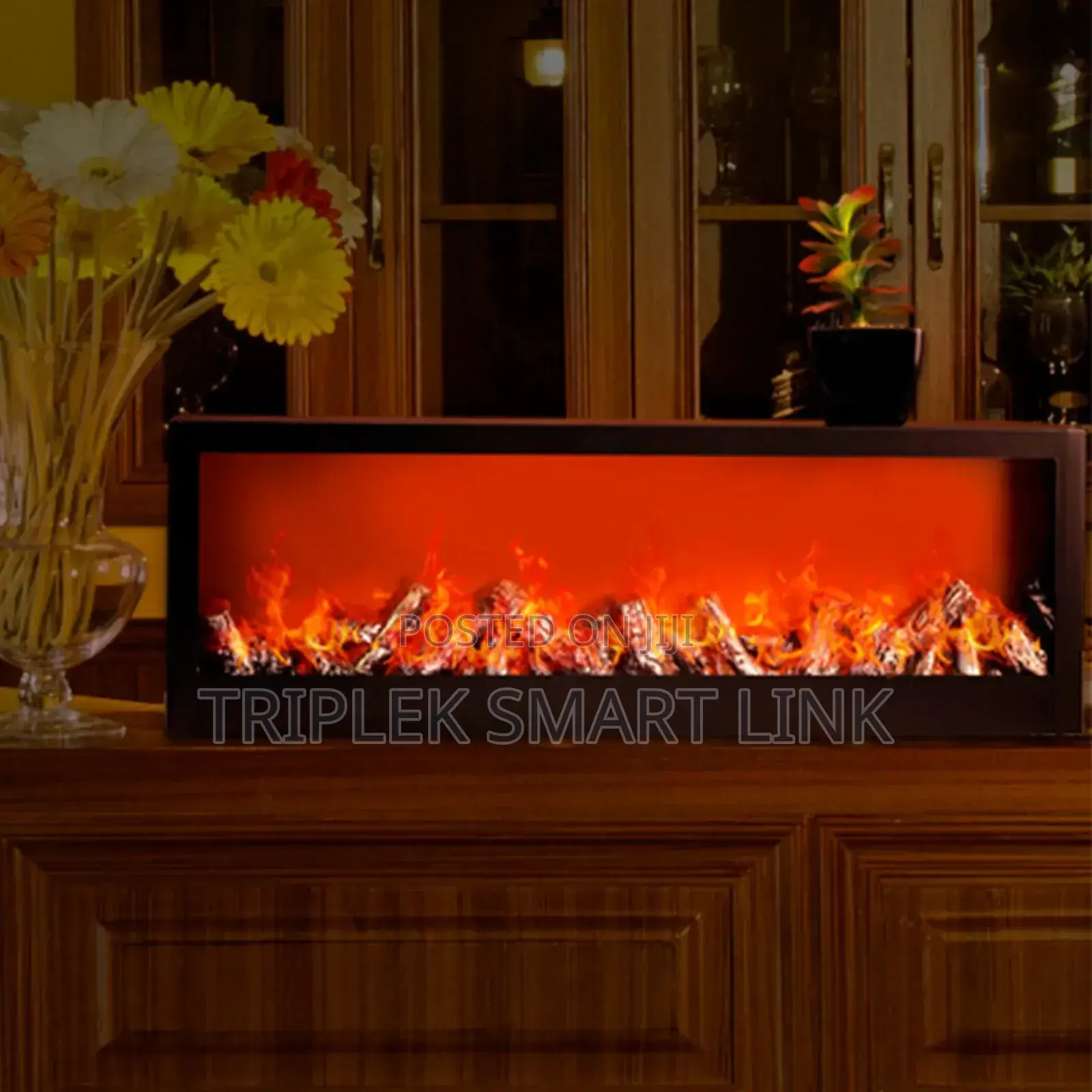 100cm Big Fire Place Tv Usb Powered Fireplace With Remote Control
