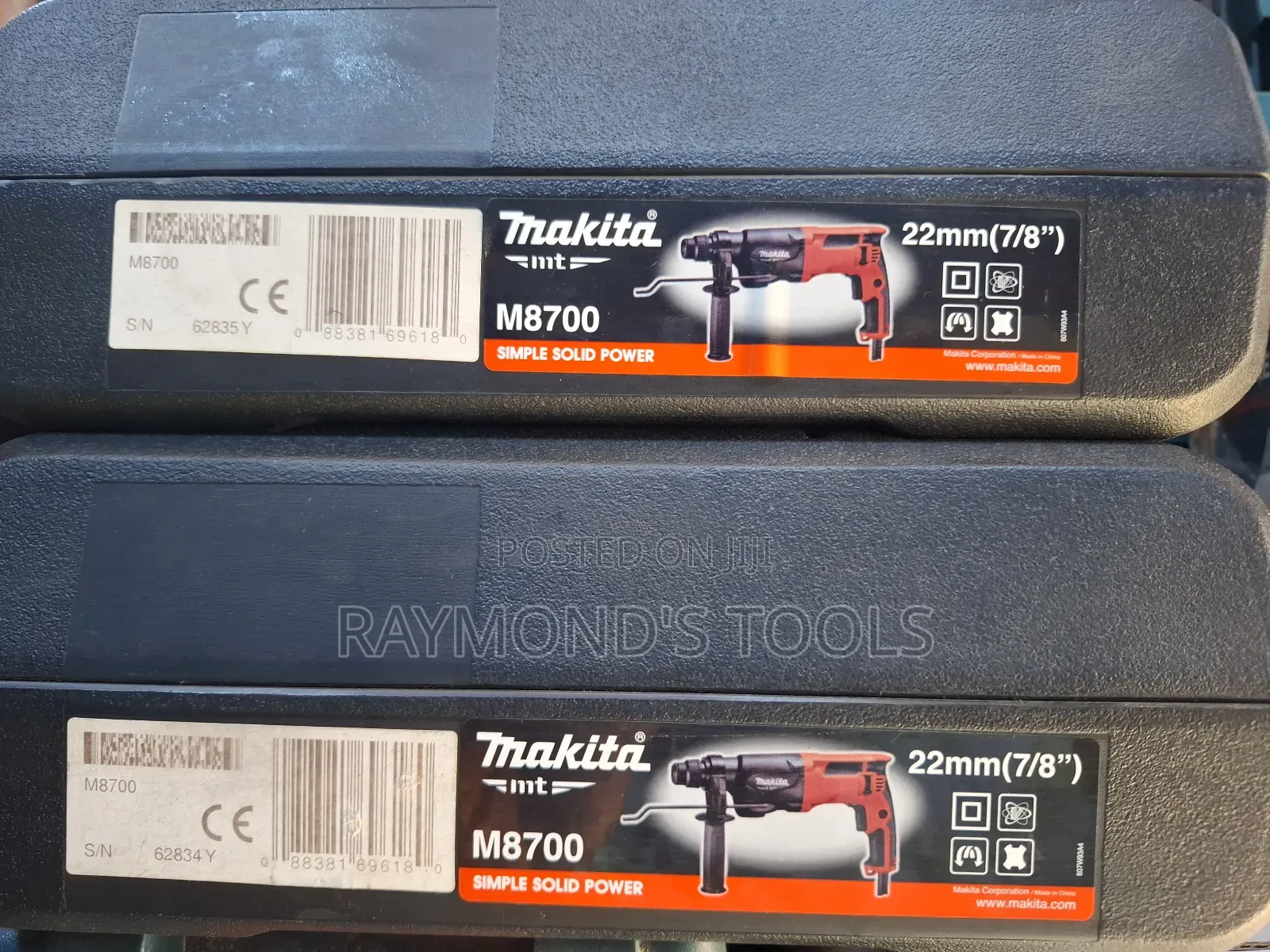 22mm Makita Rotary Hammer M8700