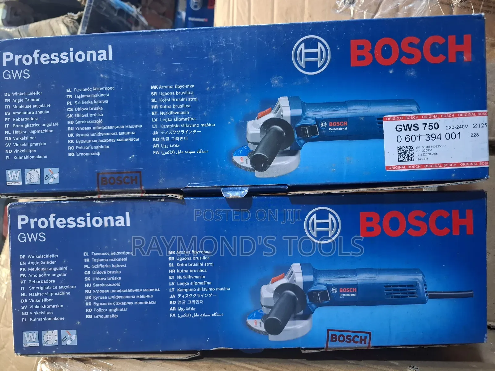 GWS 750 Bosch Angle Grinder 100mm/115mm/125mm