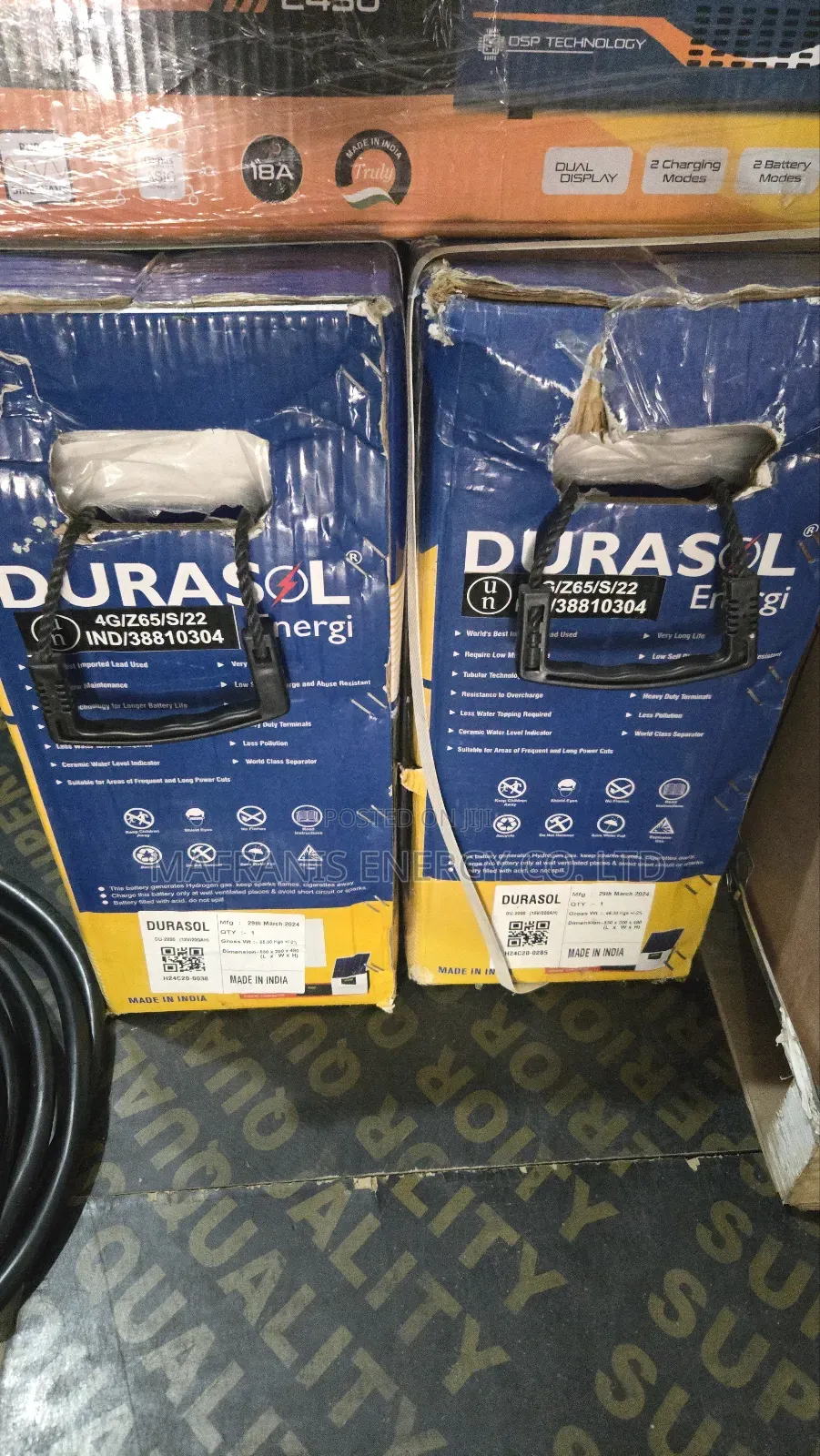 Multipower Durasol 220amp Tubular Battery