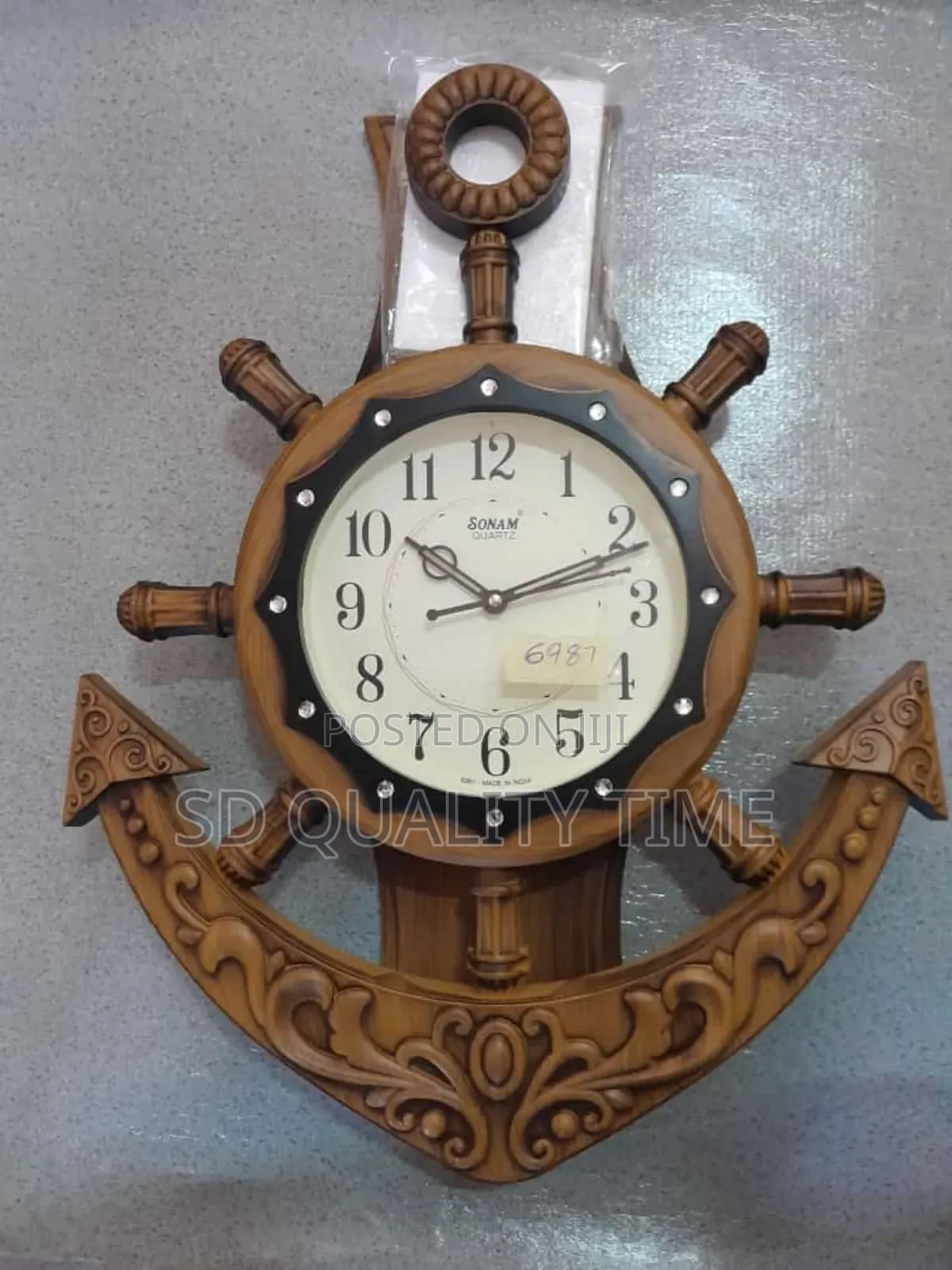Anchor Wall Clock