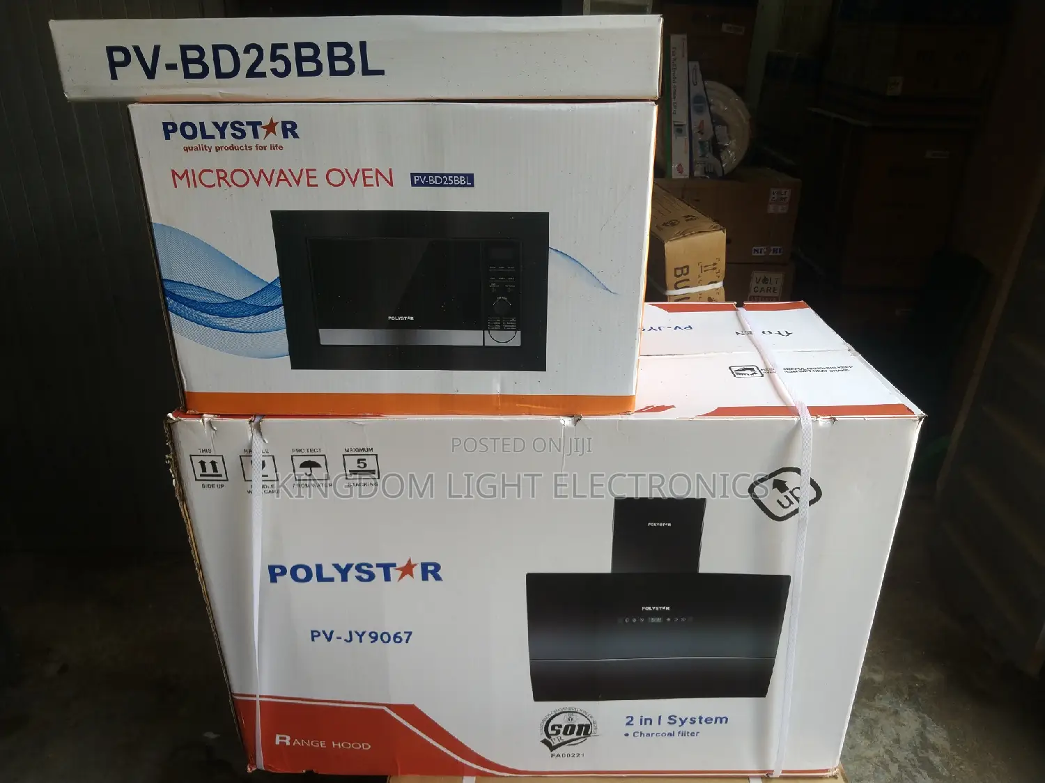 Polystar 60x90cm Heat Extractor Inbuilt Microwave 25liters