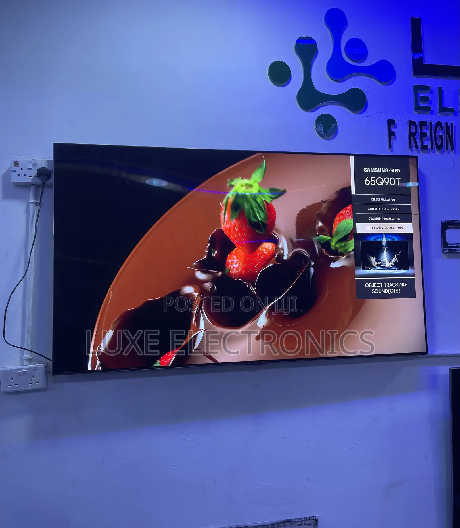 65 Inches Samsung Qled QHDR Smart TV 2022 Uk Model
