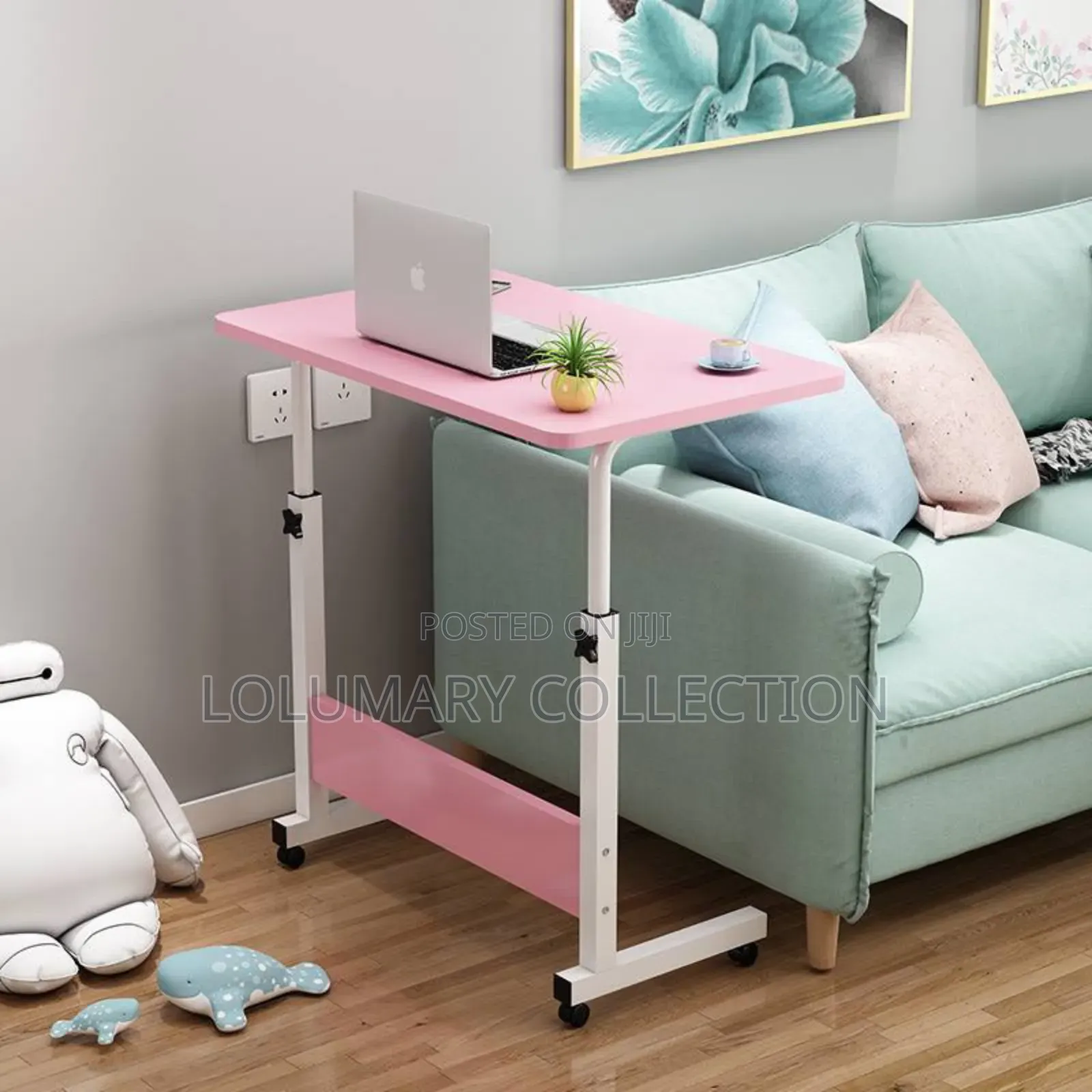 Adjustable Laptop Table Big Size Bedside Laptop Work Table