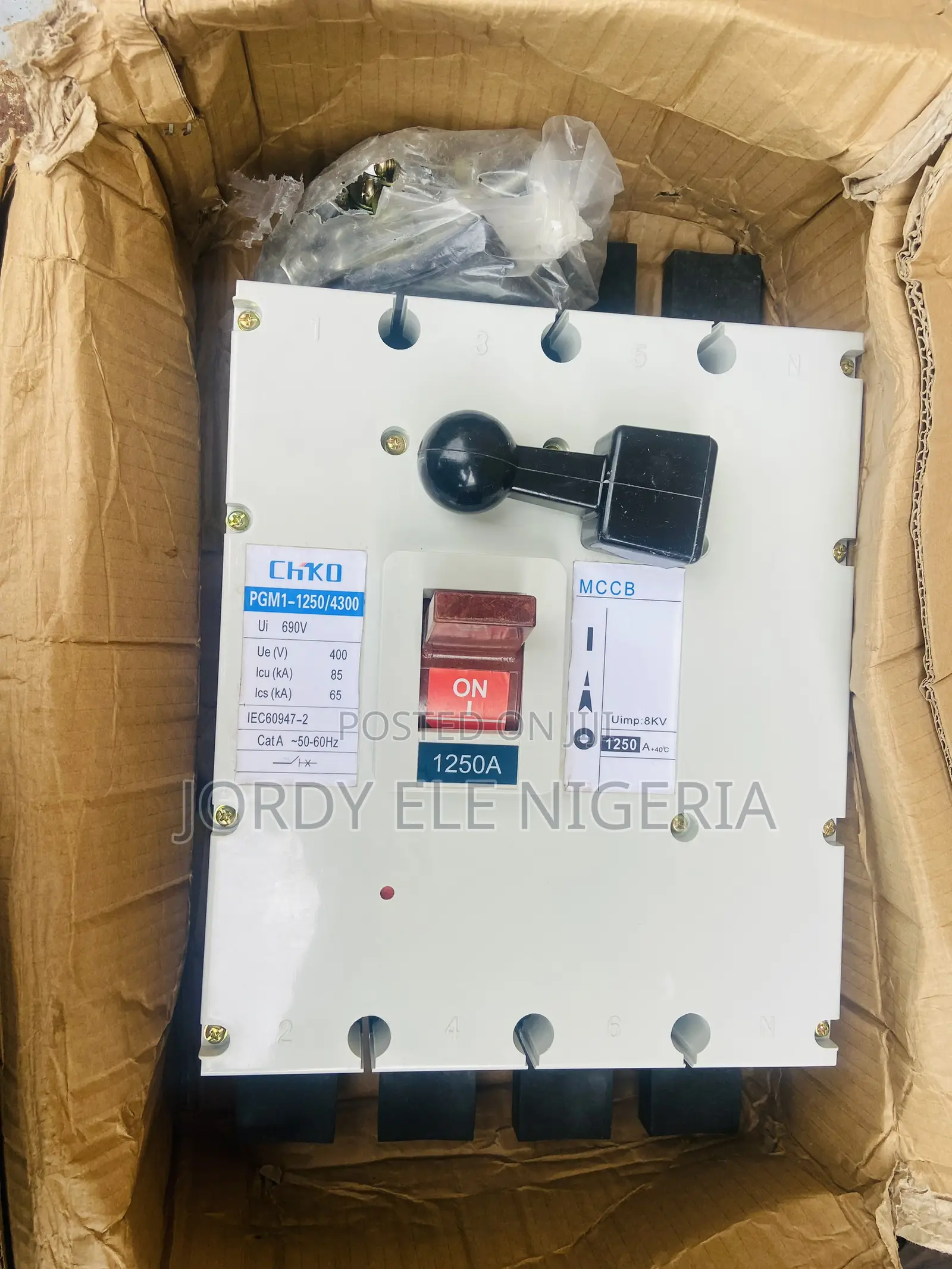 CHINT BREAKER 1250A 4pole With 24months Warranty.