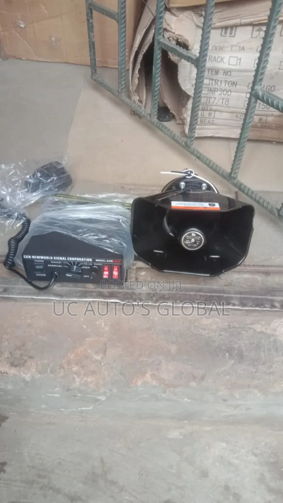 Police Siren Under Bonnet Original