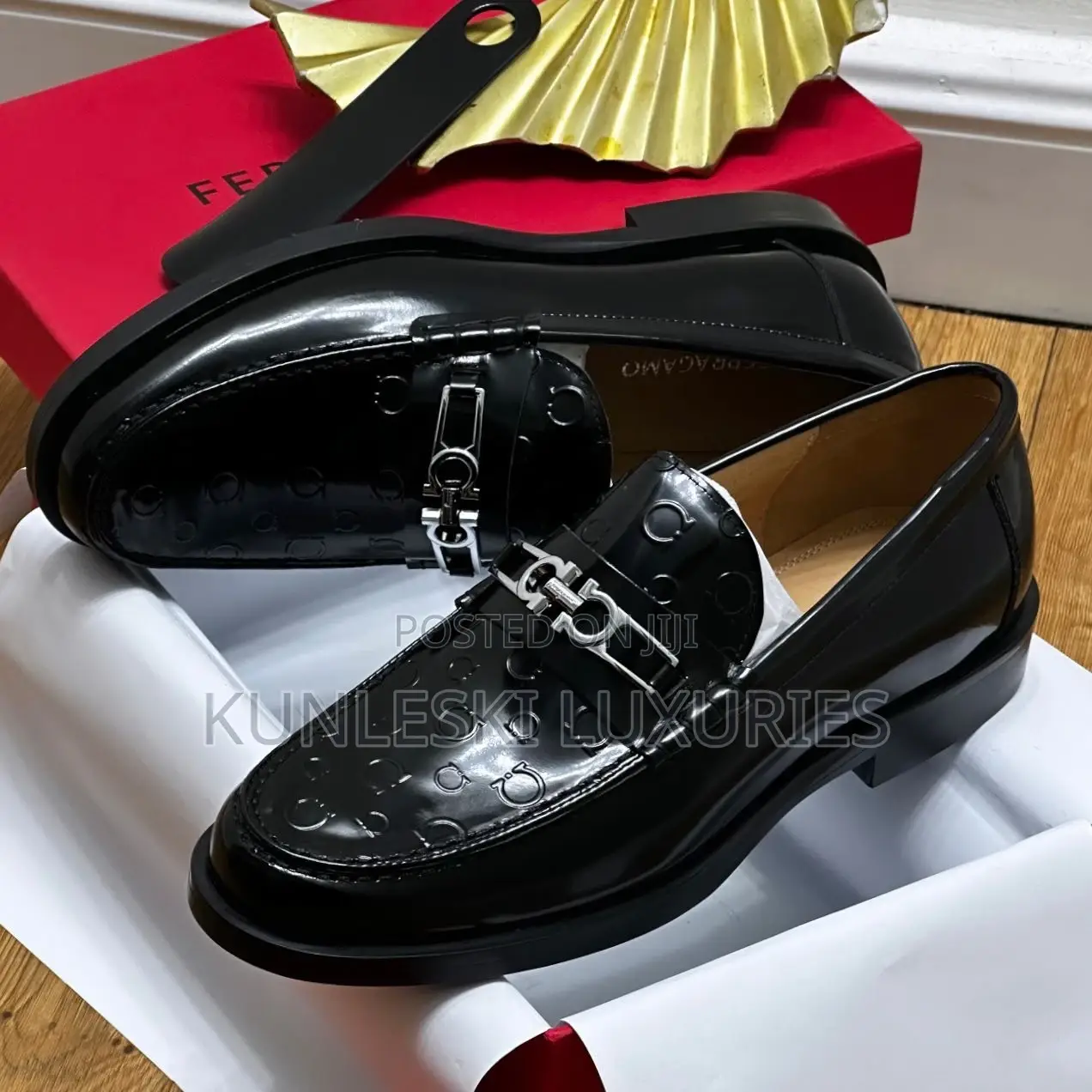 Original Salvatore Ferragamo High Quality Leather Shoe