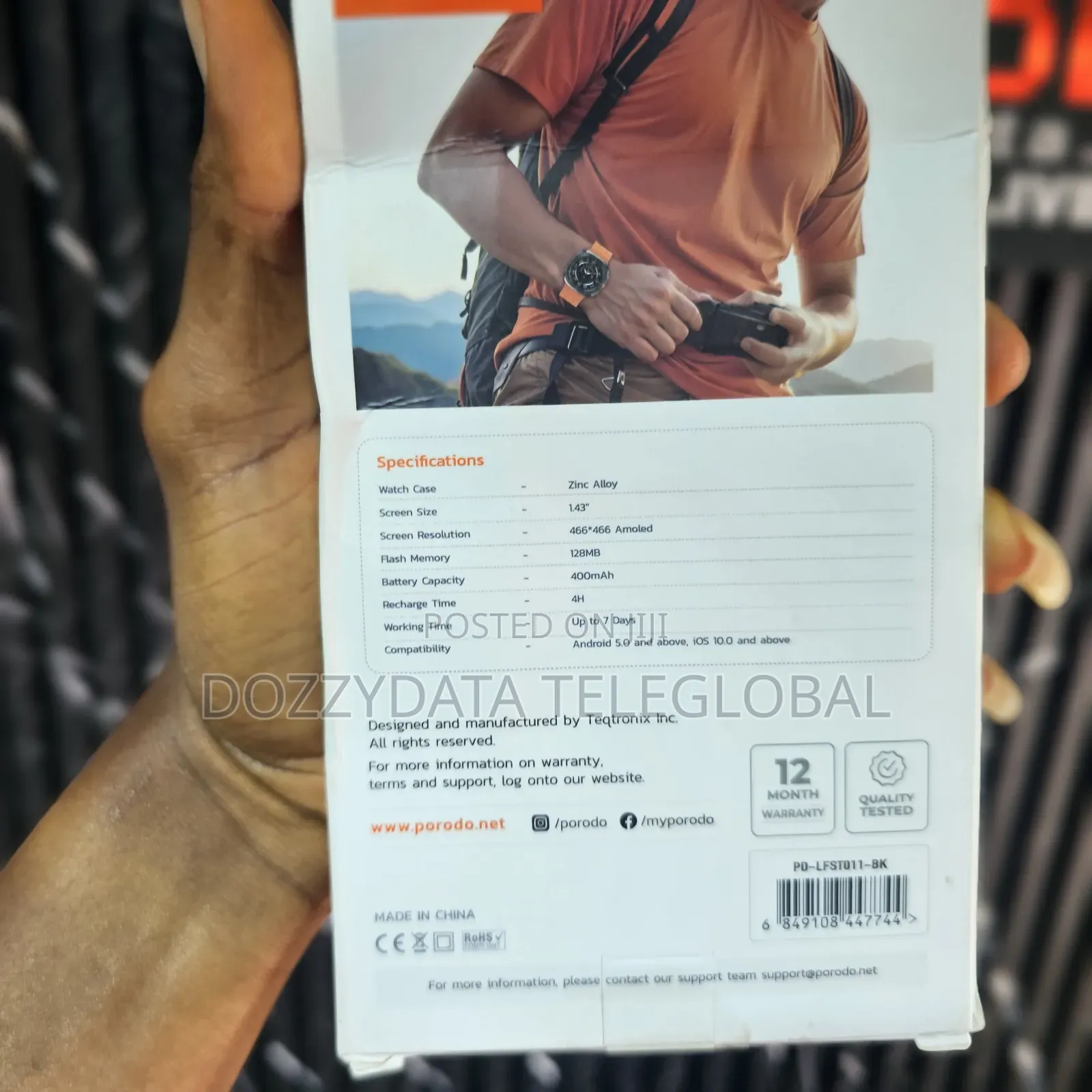 Porodo Voyager Smart Watch