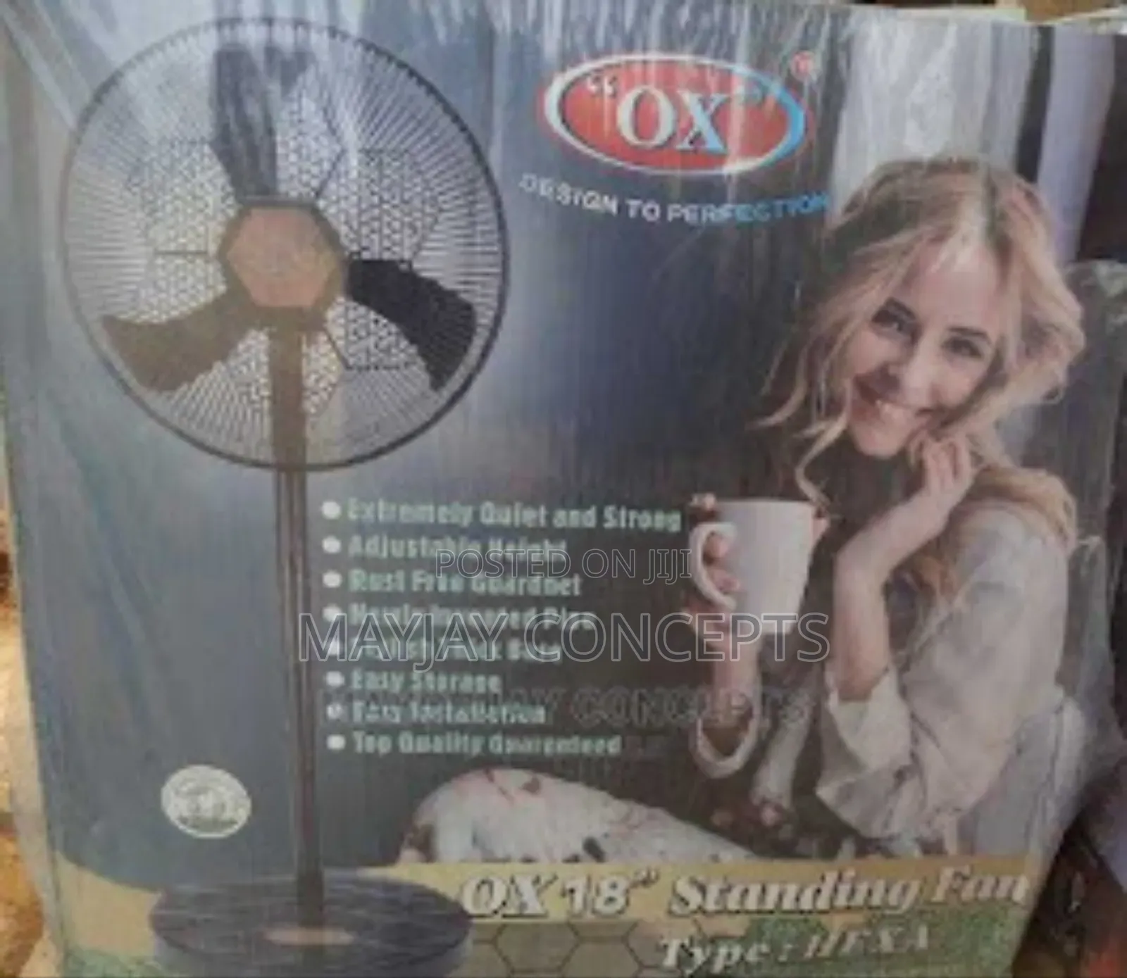 OX 18" Hexa Standing Fan