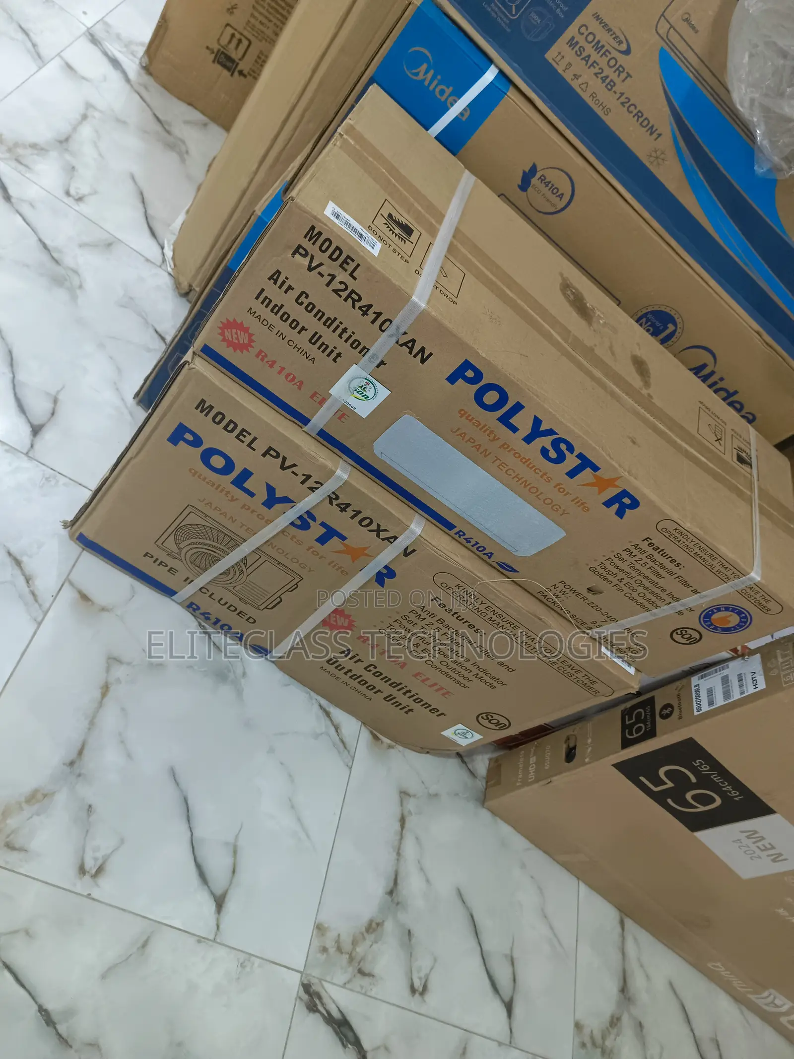Polystar ''Quick Cooling'' 1.5hp Non-Inverter Split Ac