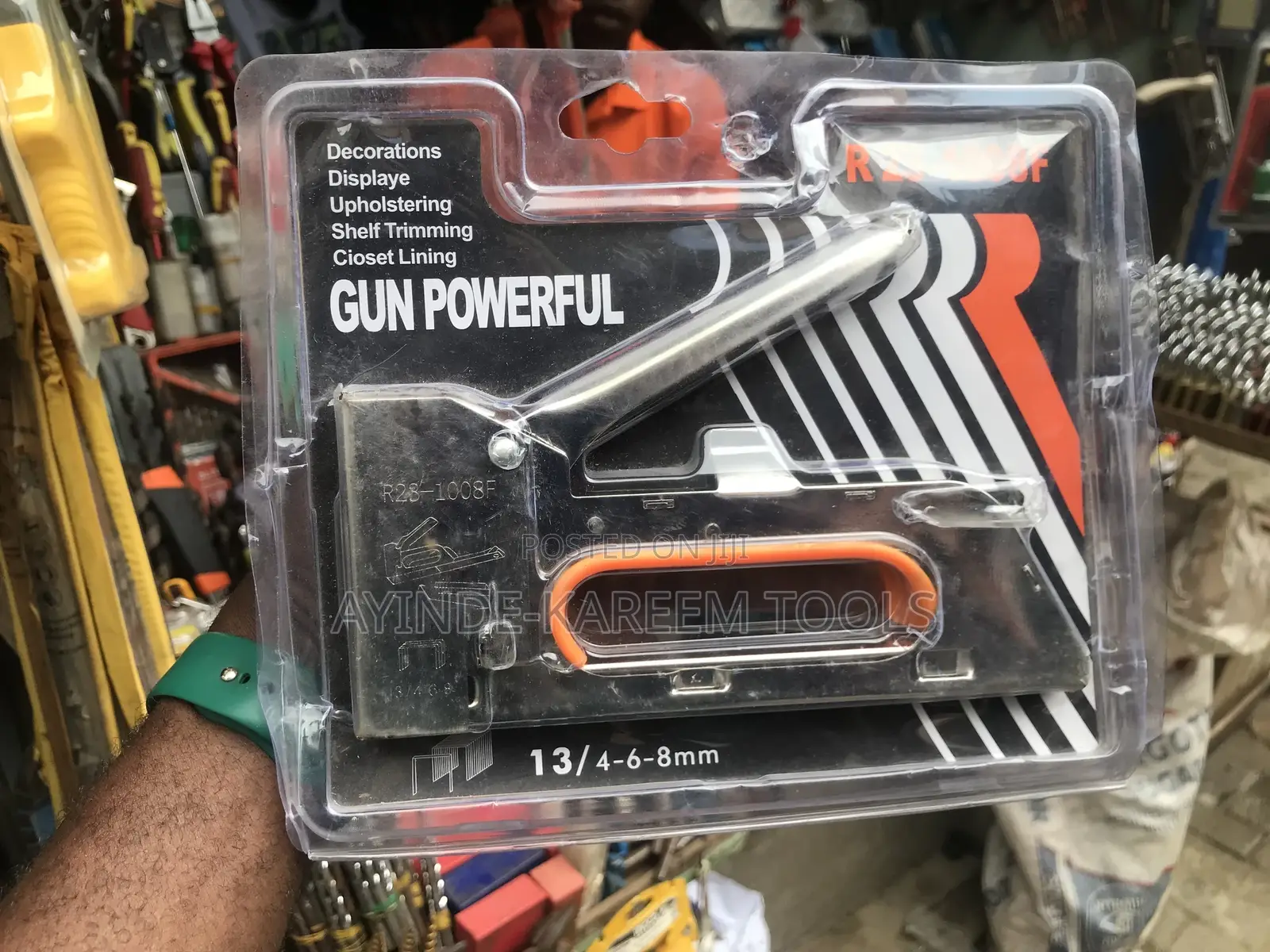 Handheld Staple Gun R23-1008f (13/4-6-8mm)