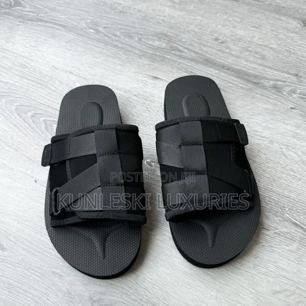 Original Tech Hi- Sole Black Slides
